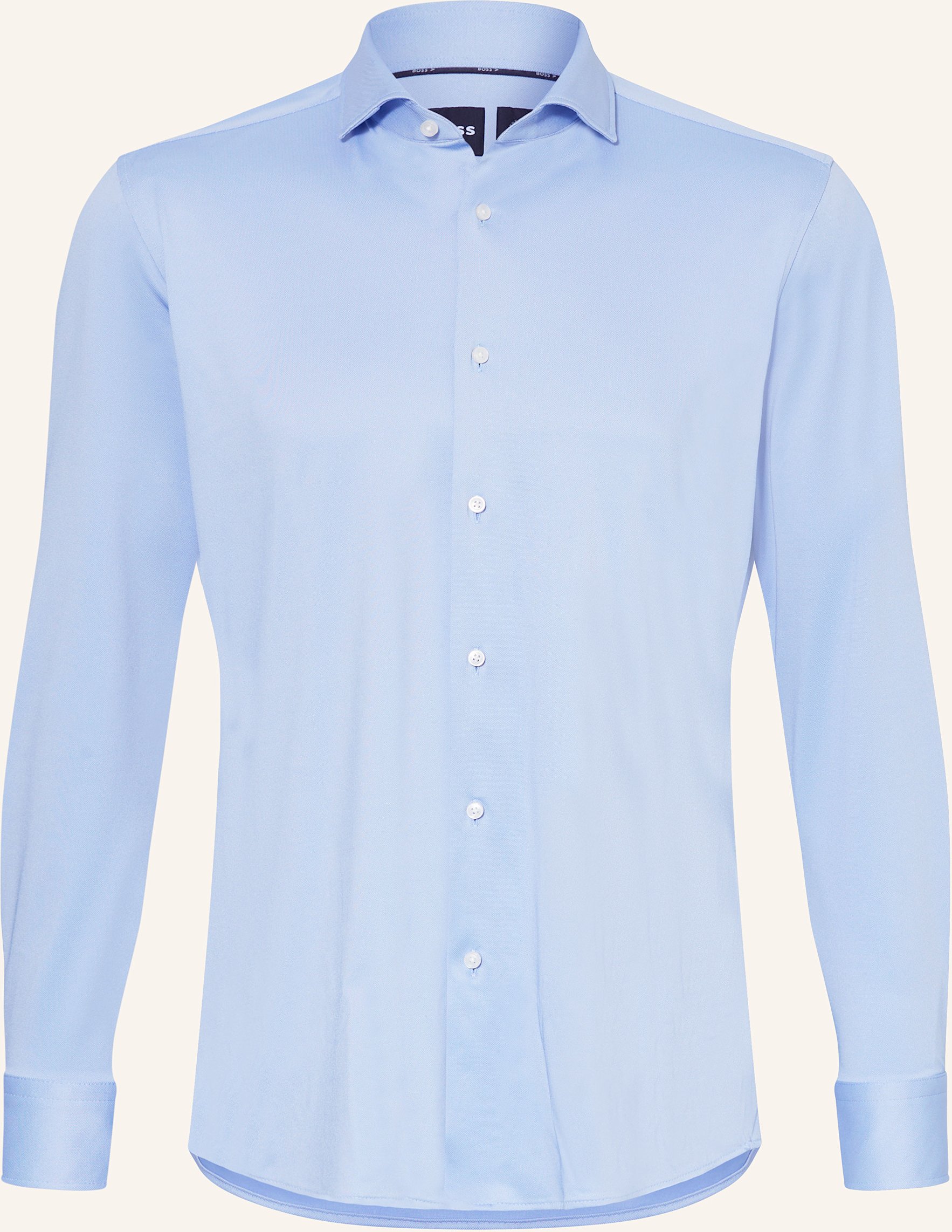 Boss Hemd Hank Performance Slim Fit blau