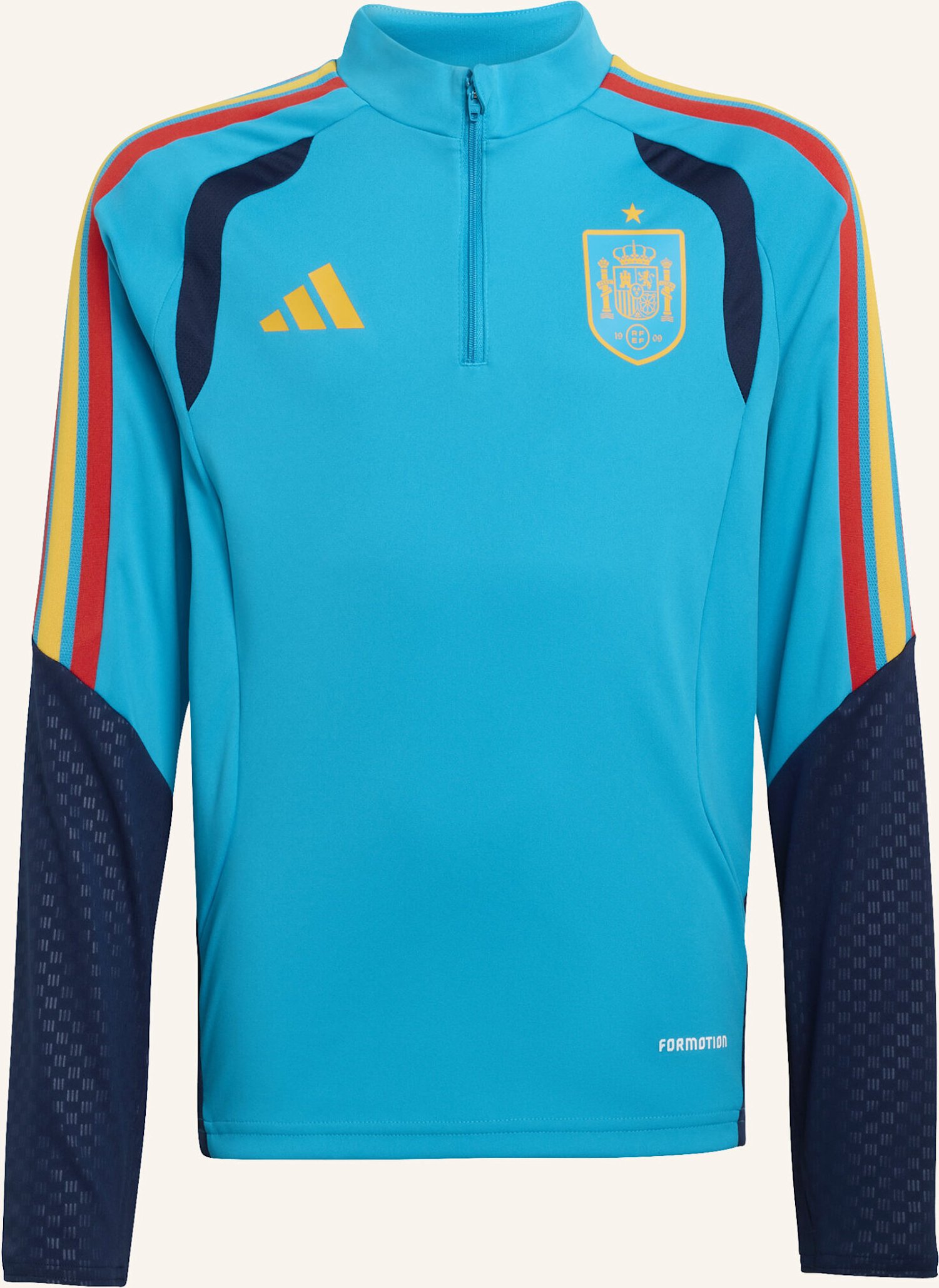 Thumbnail - Adidas Spanien 26 Tiro Trainingsoberteil Kinder blau