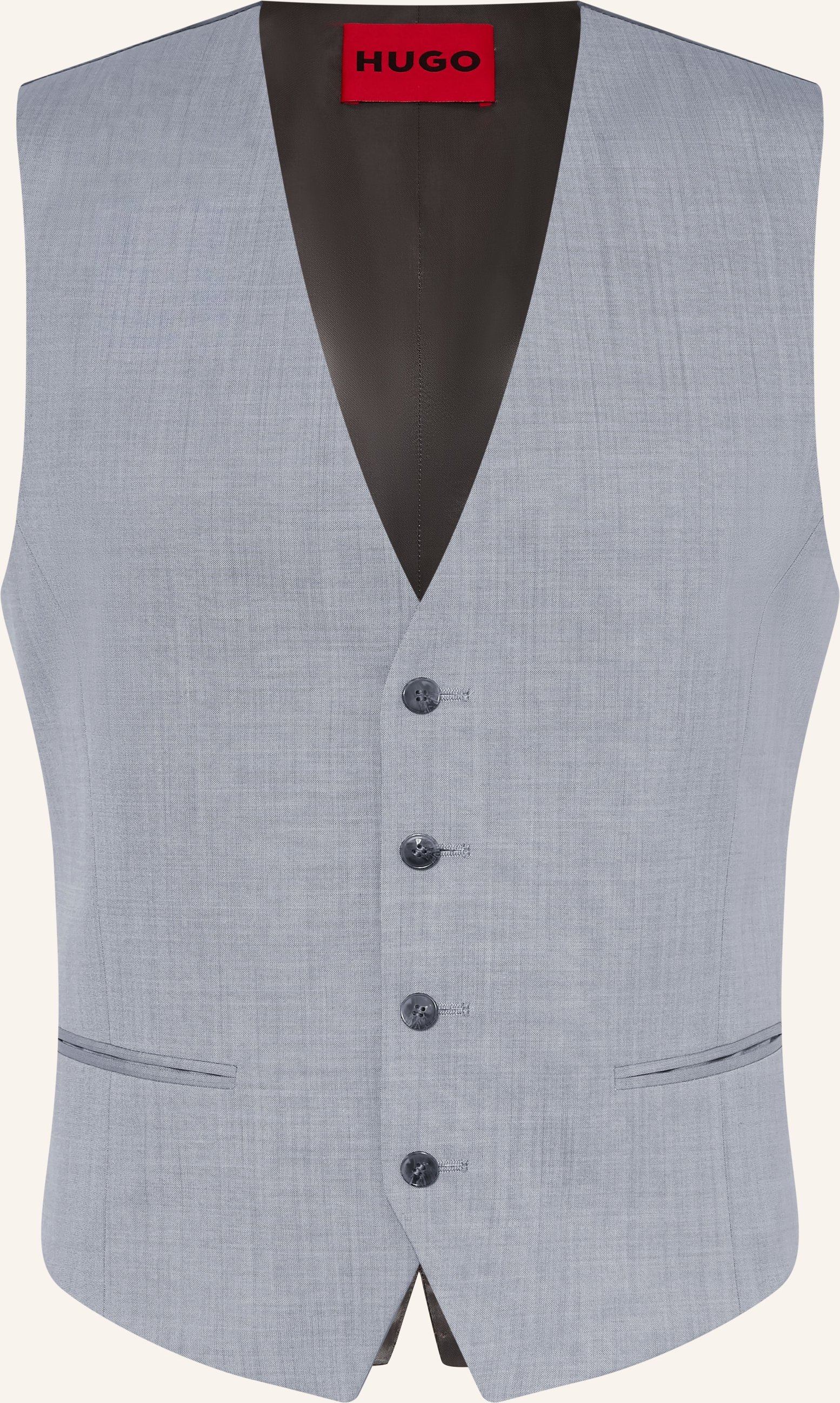 Hugo Anzugweste Vin Extra Slim Fit blau