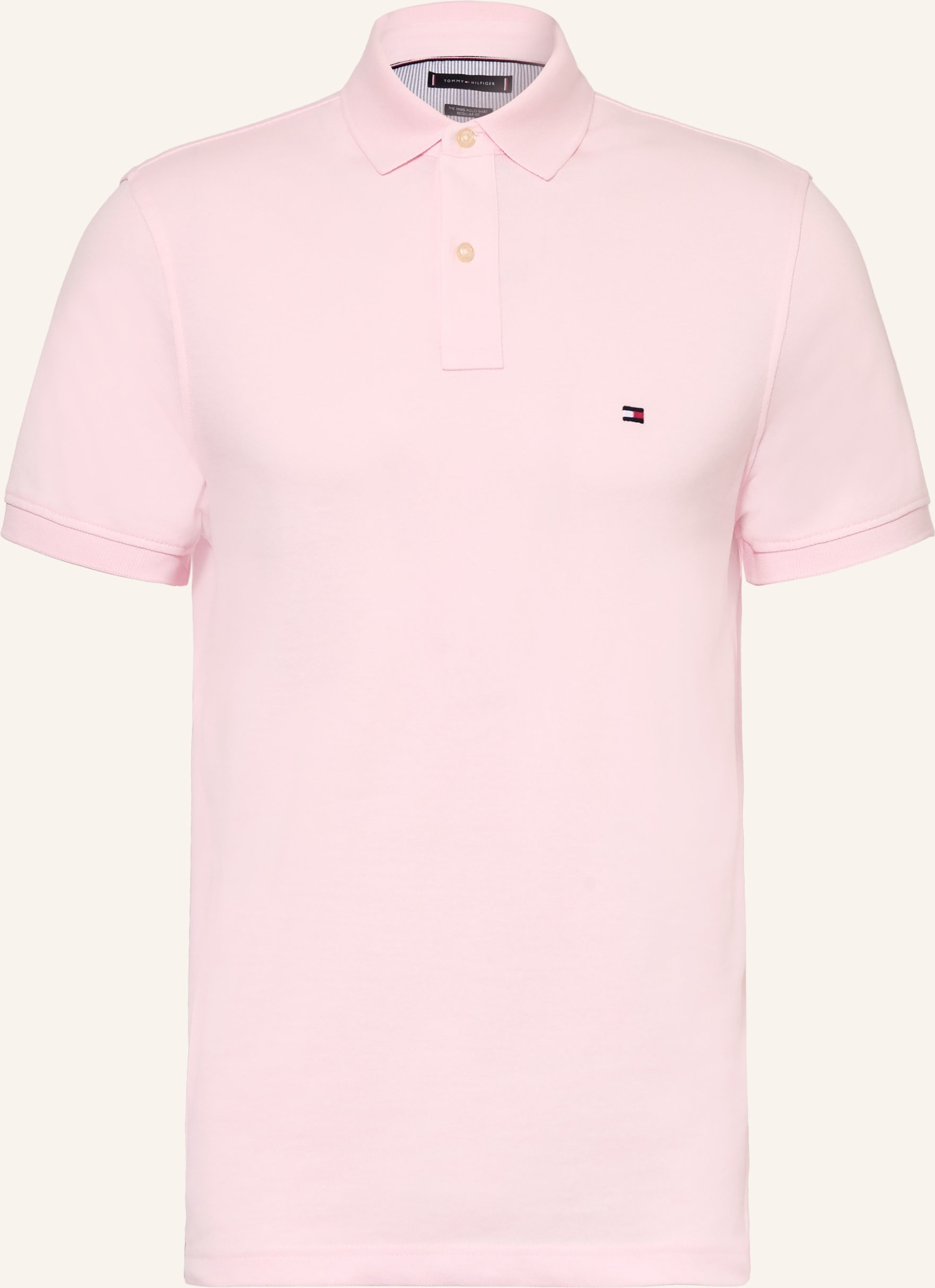 Tommy Hilfiger Piqué-Poloshirt Regular Fit rosa