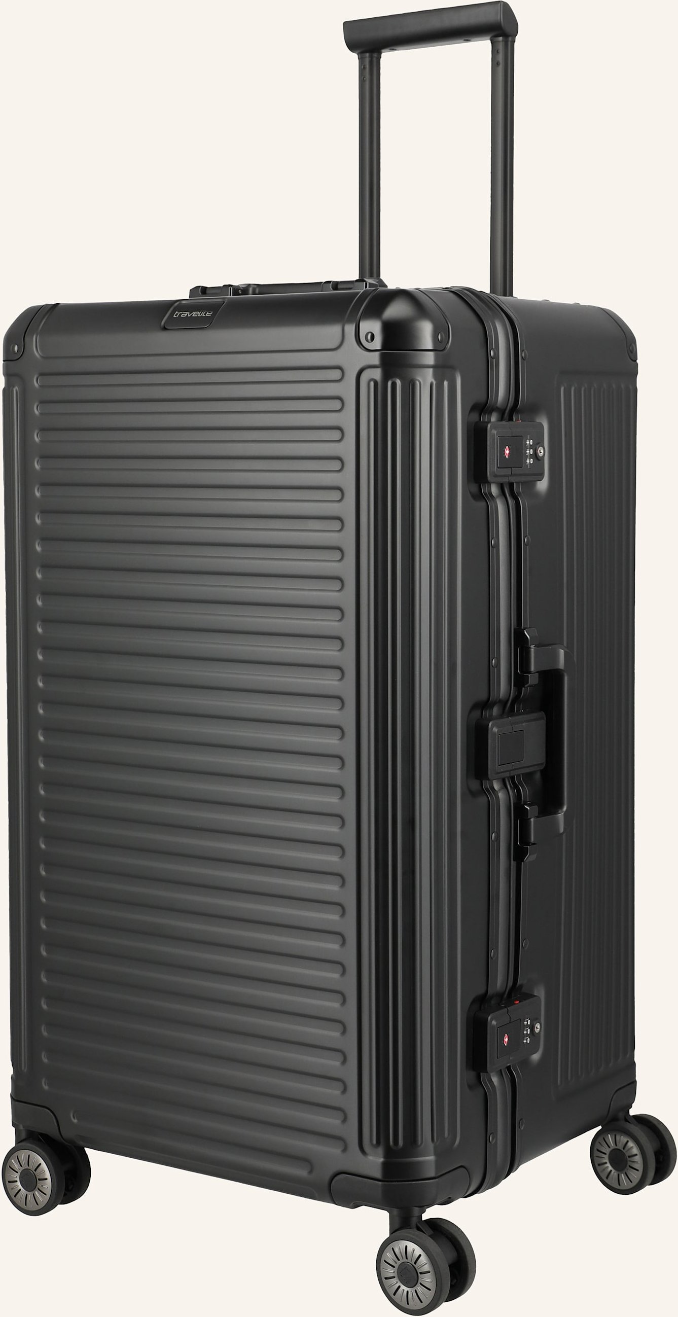 Travelite Trolley Next 4w Trunk L schwarz