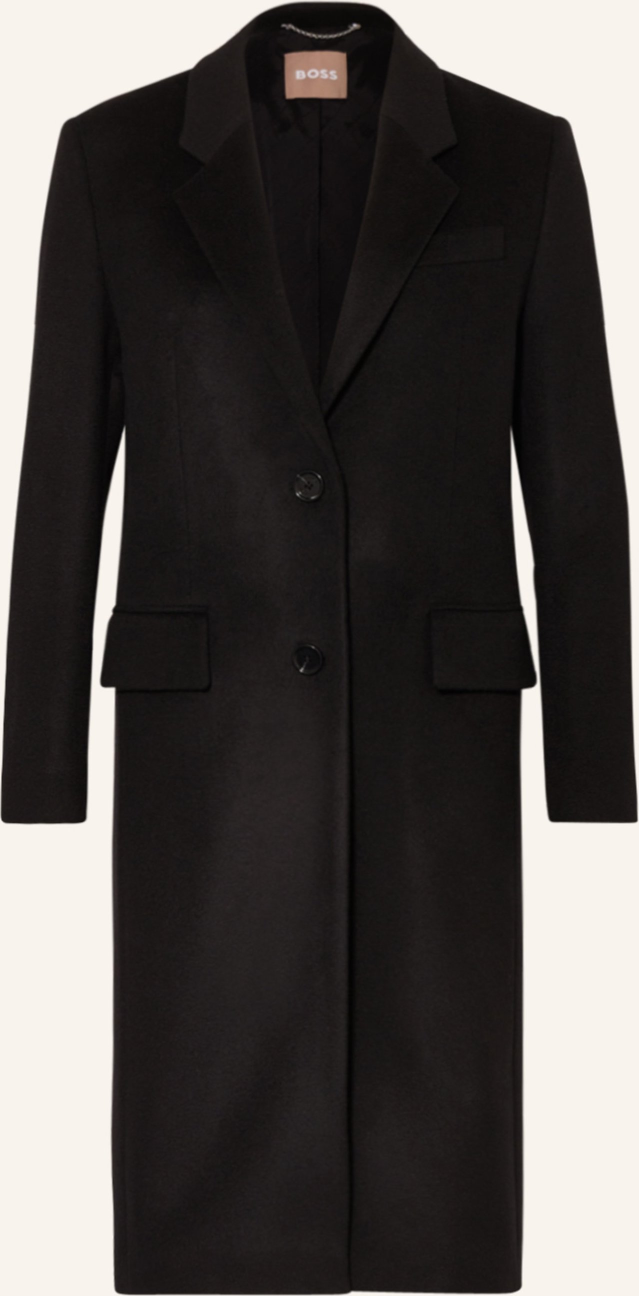 Boss Wollmantel Catara schwarz