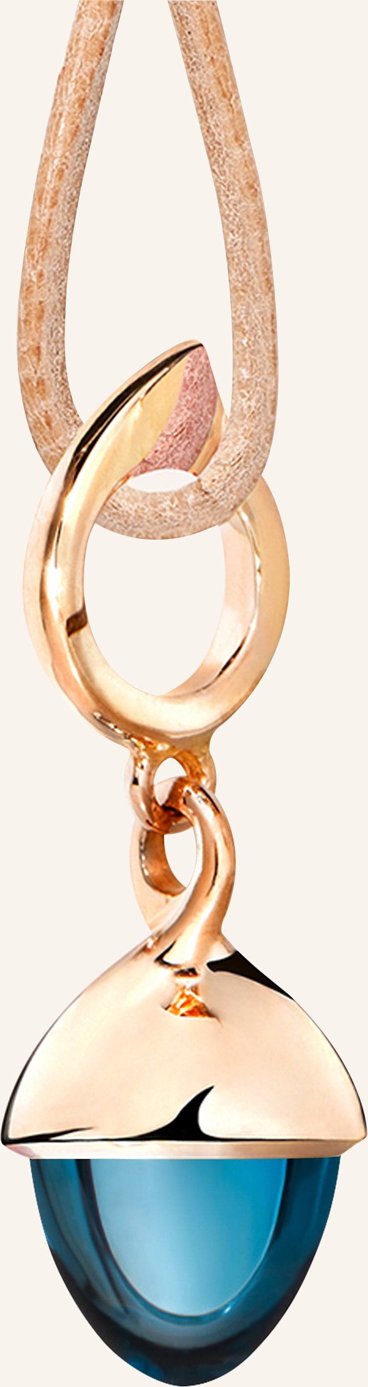 Tamara Comolli Anhänger Pendant Mikado Flamenco London Topaz Aus 18 Karat Roségold Mit London Topas rosegold