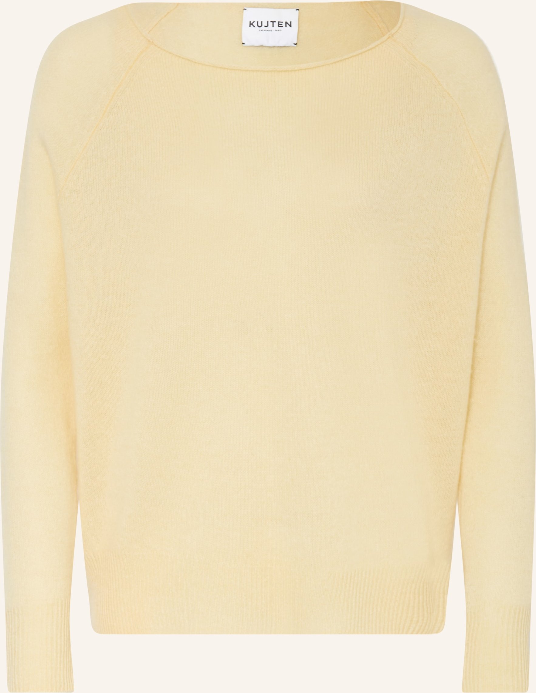 Kujten Cashmere-Pullover Liora gelb