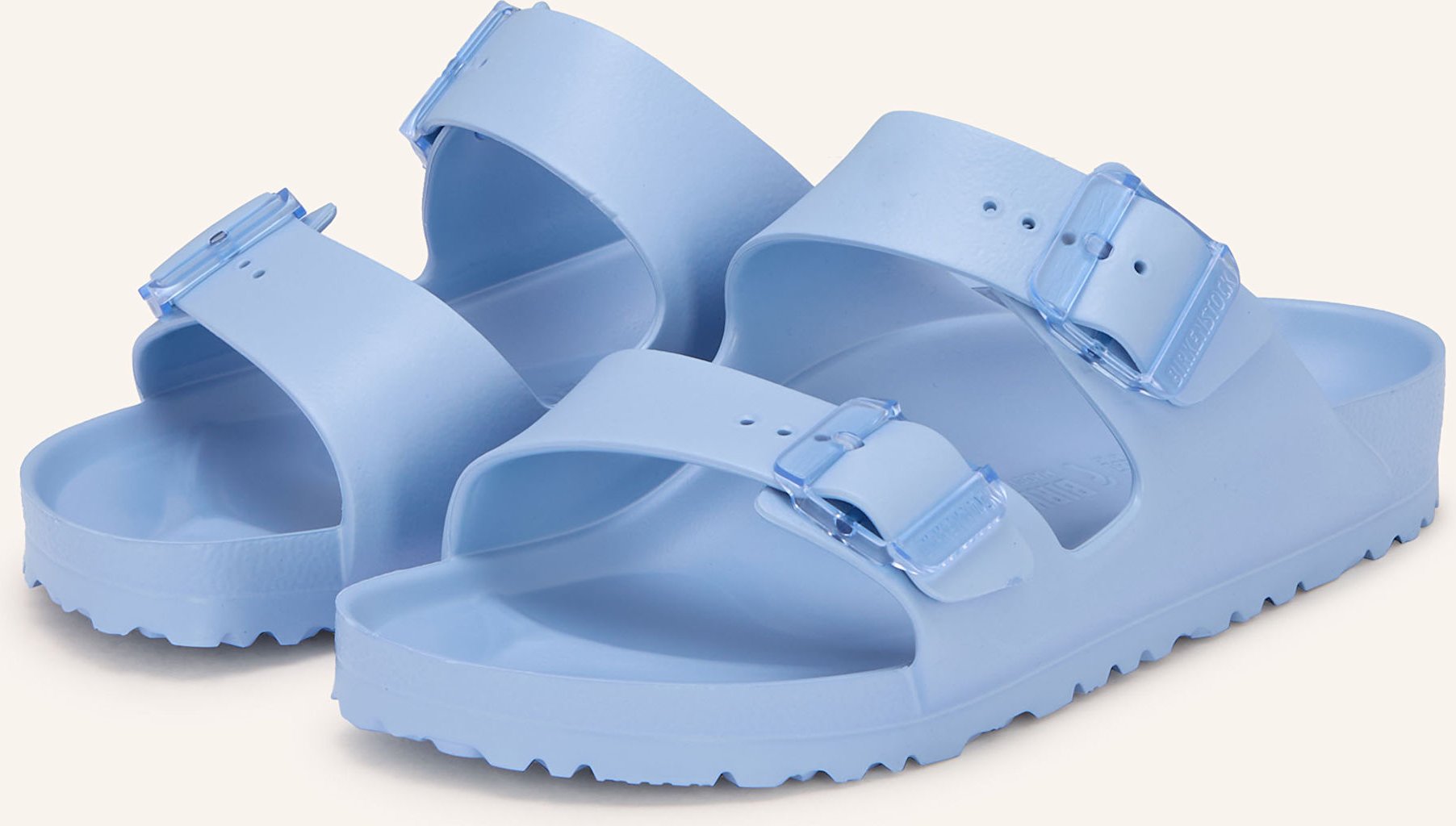 Birkenstock Pantoletten Arizona Stealth Buckle blau