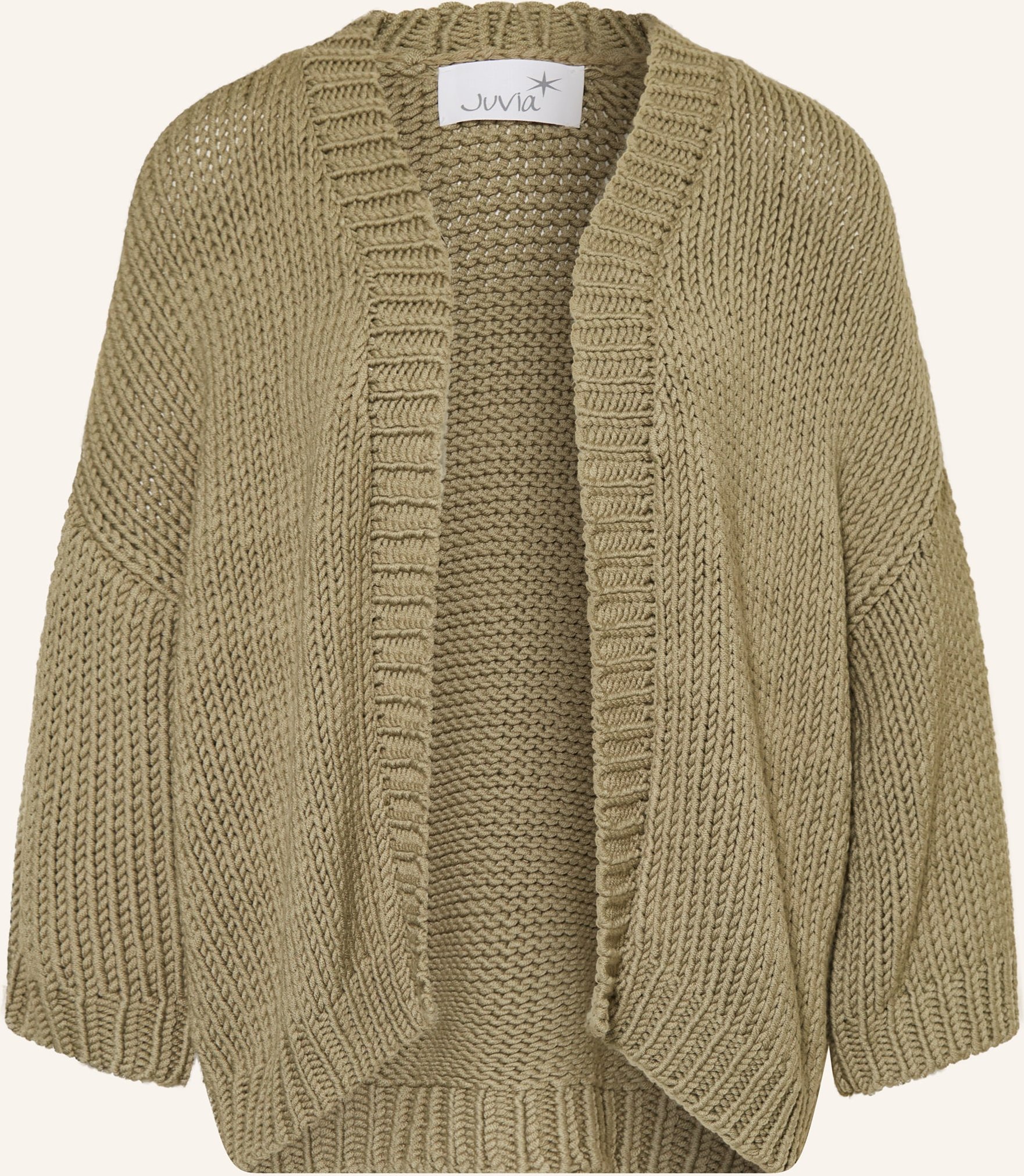 Juvia Strickhülle Jule Mit 3/4-Arm gruen