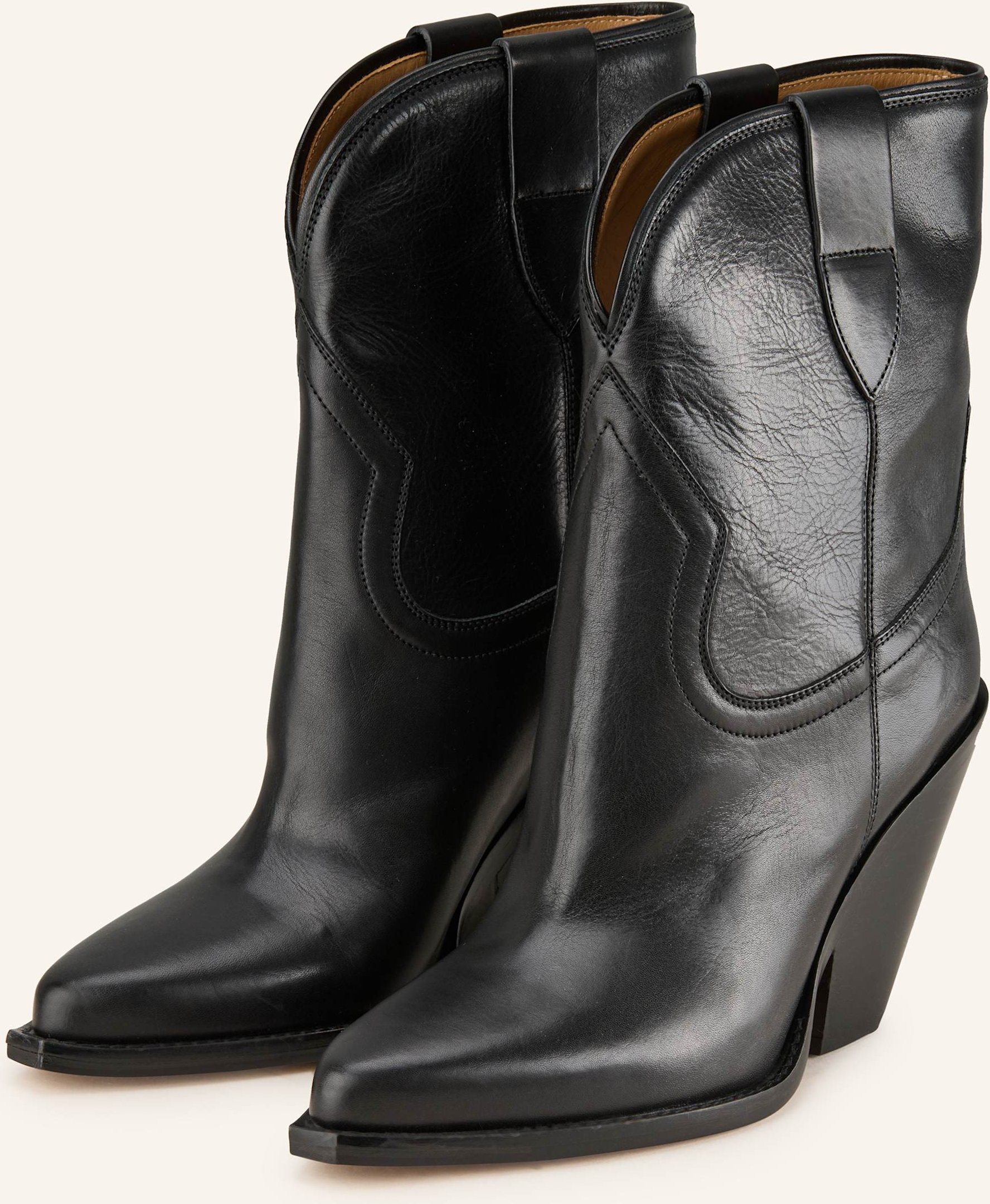 Thumbnail - Isabel Marant Cowboy Boots Leyane schwarz