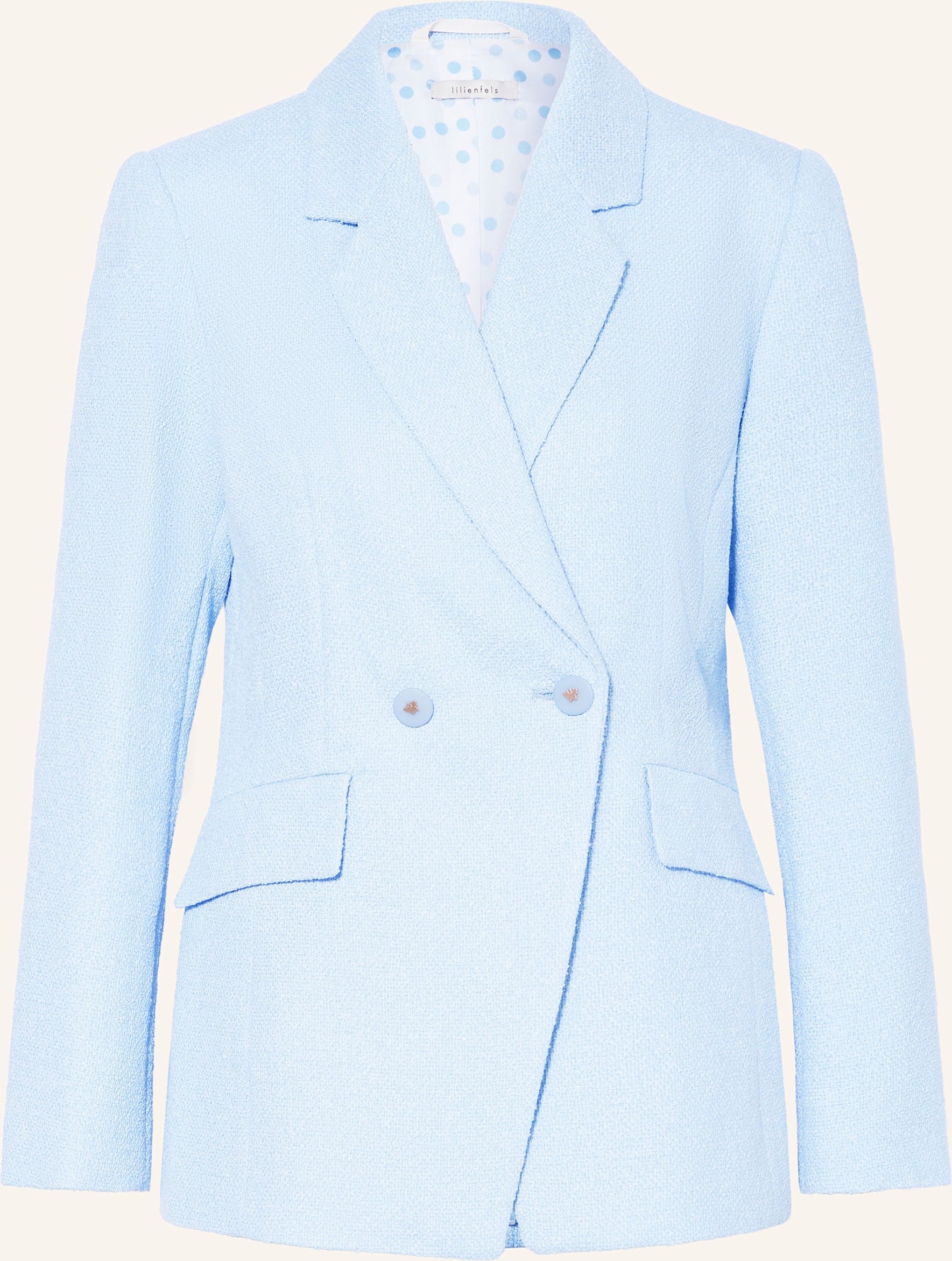 Lilienfels Bouclé-Balzer blau