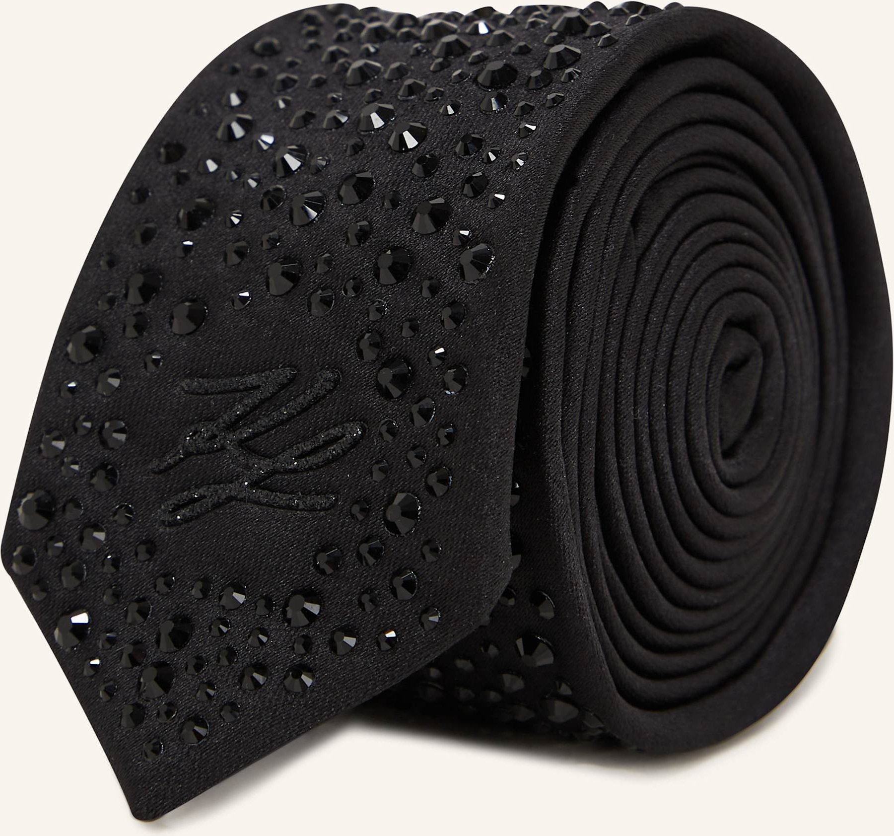 Karl Lagerfeld Krawatte schwarz