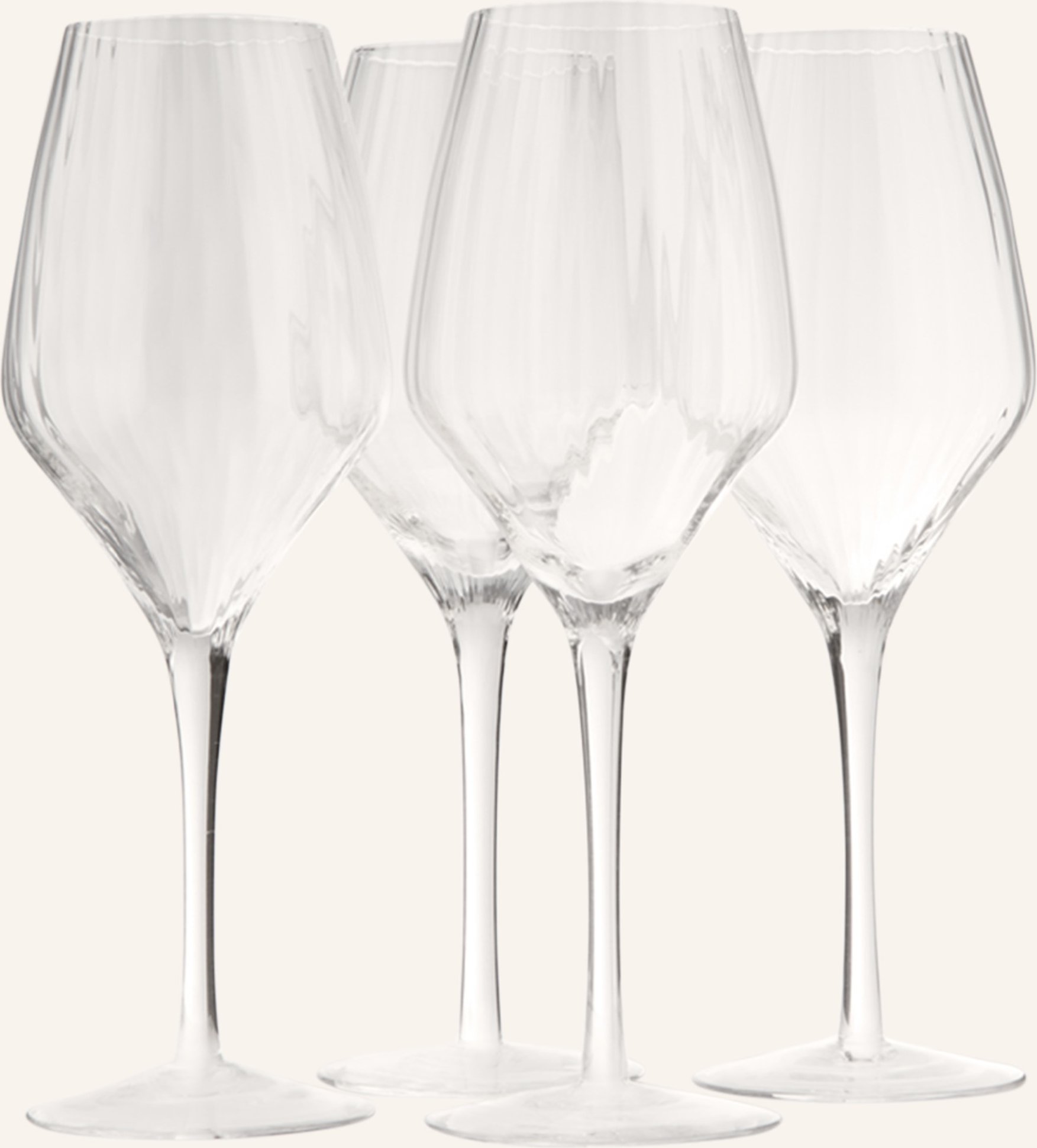 Thumbnail - Broste Copenhagen 4er-Set Weingläser Sandvig transparent