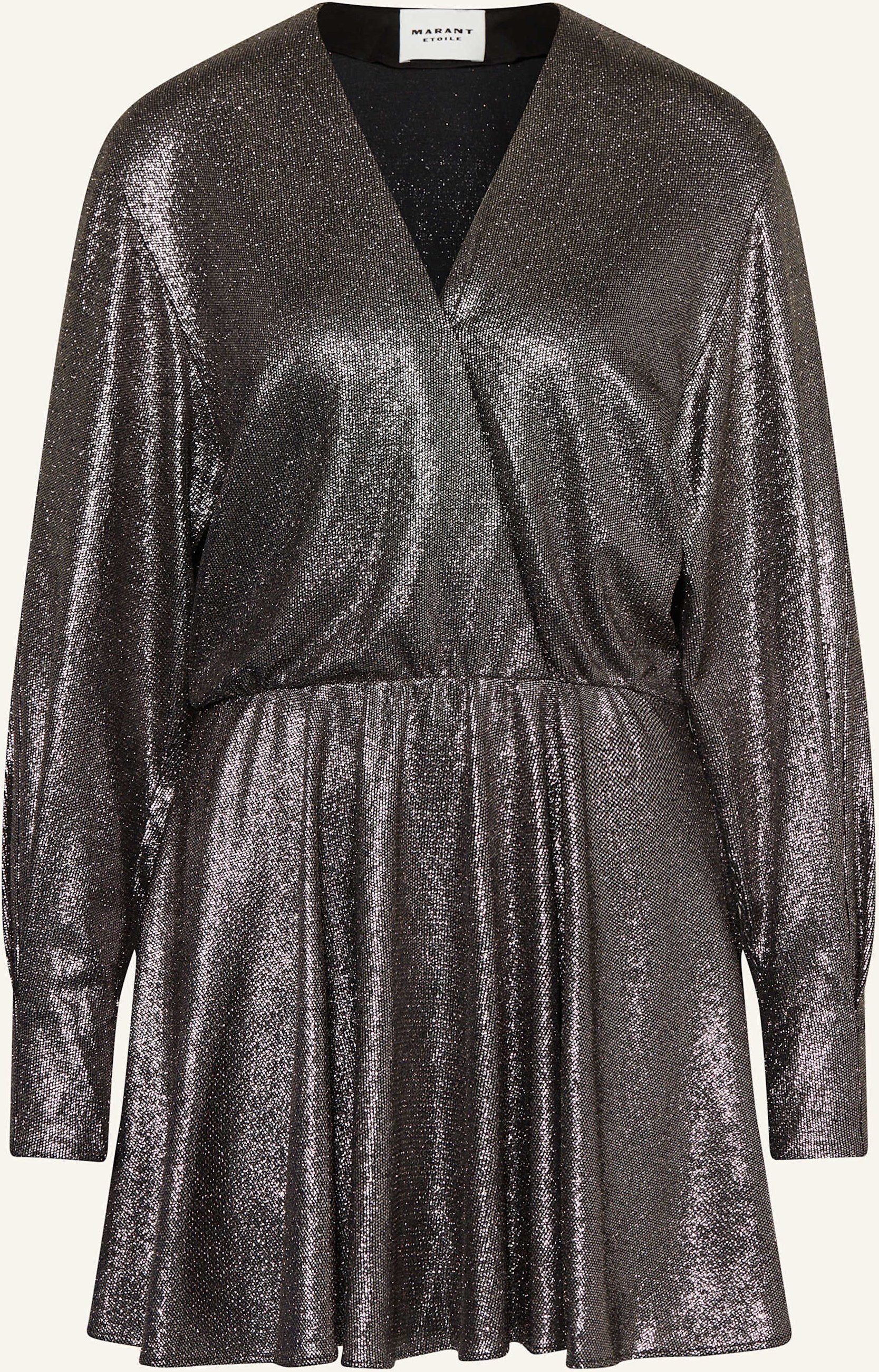 Thumbnail - Marant Étoile Jerseykleid Alexane silber