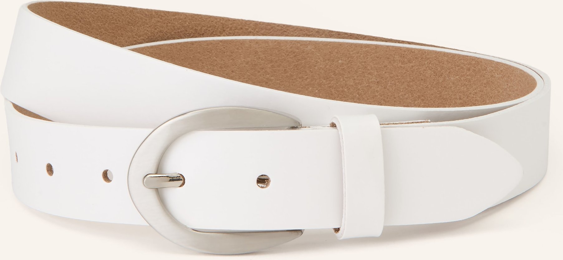 Vanzetti Ledergürtel weiss