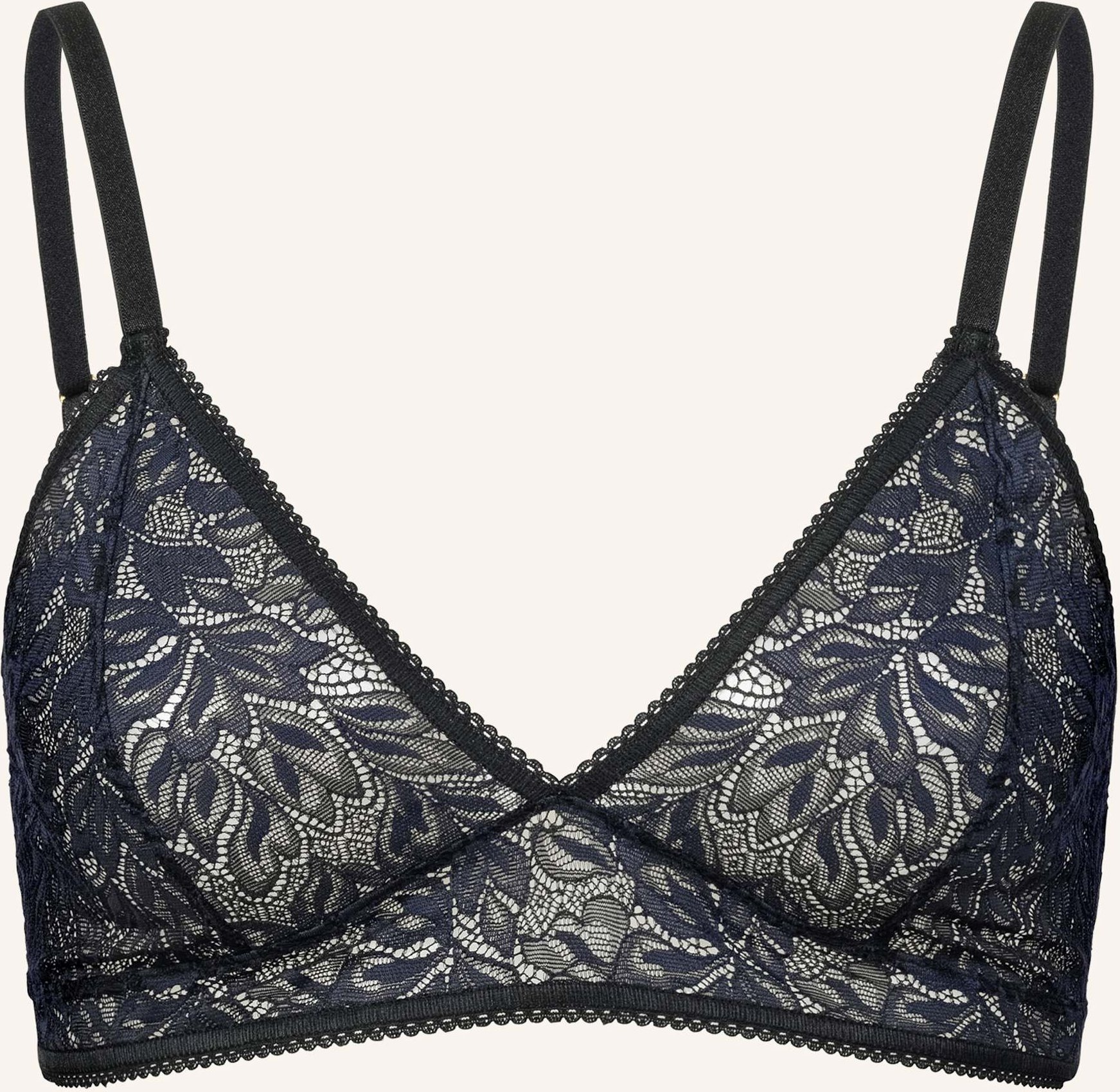 Erlich Textil Bh Iconic Lace Triangel Bh schwarz