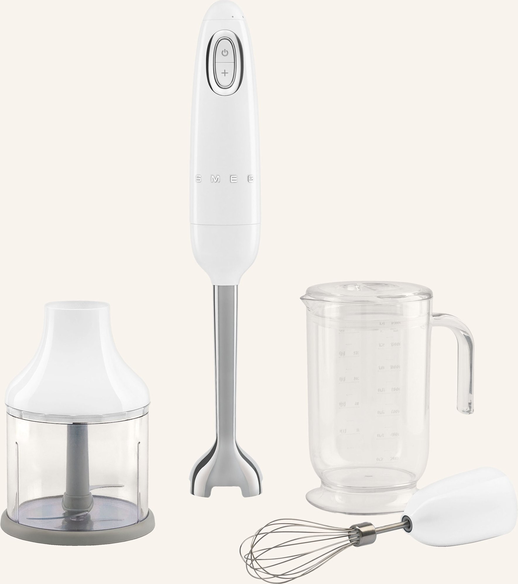 Thumbnail - Smeg Stabmixer-Set hbf03 weiss