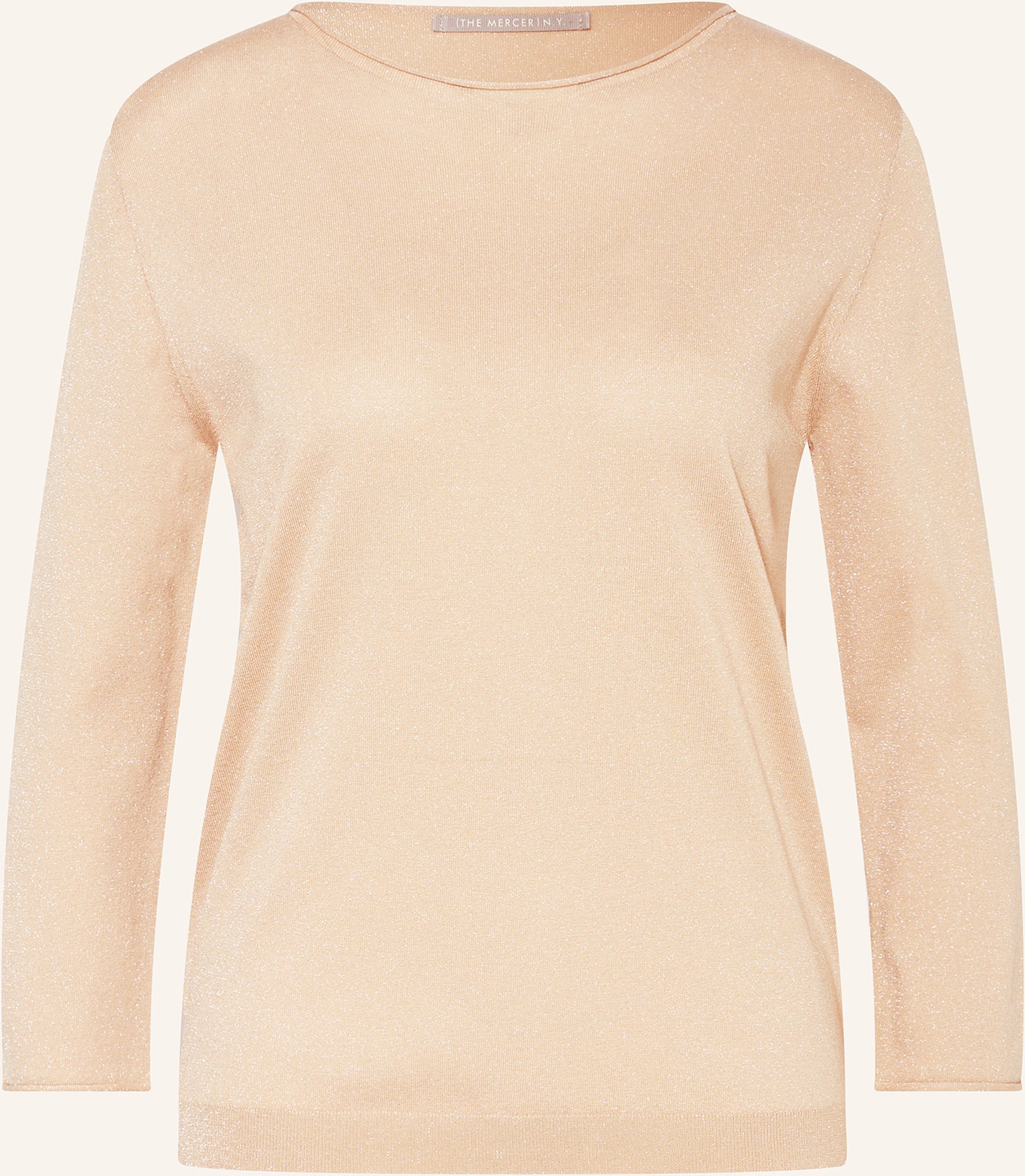 Thumbnail - (The Mercer) N.Y. Pullover Mit Glitzergarn gold