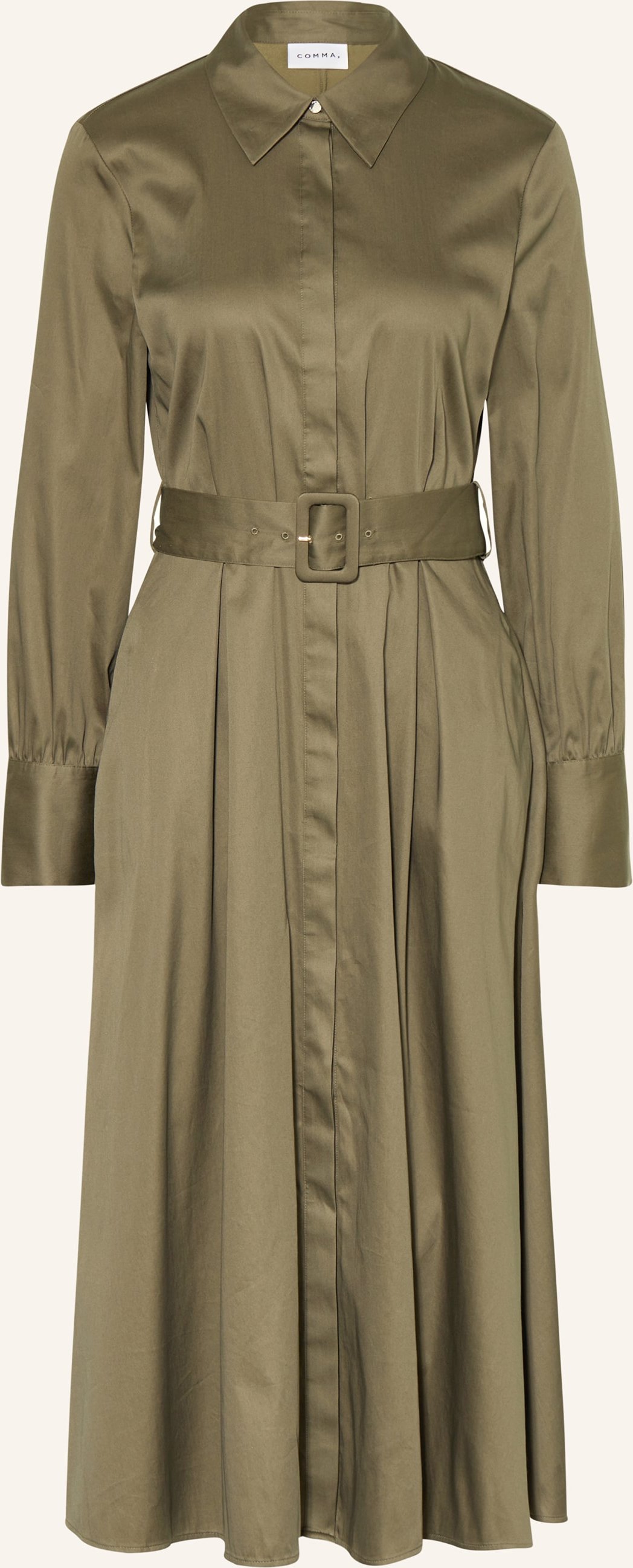 Comma Hemdblusenkleid gruen