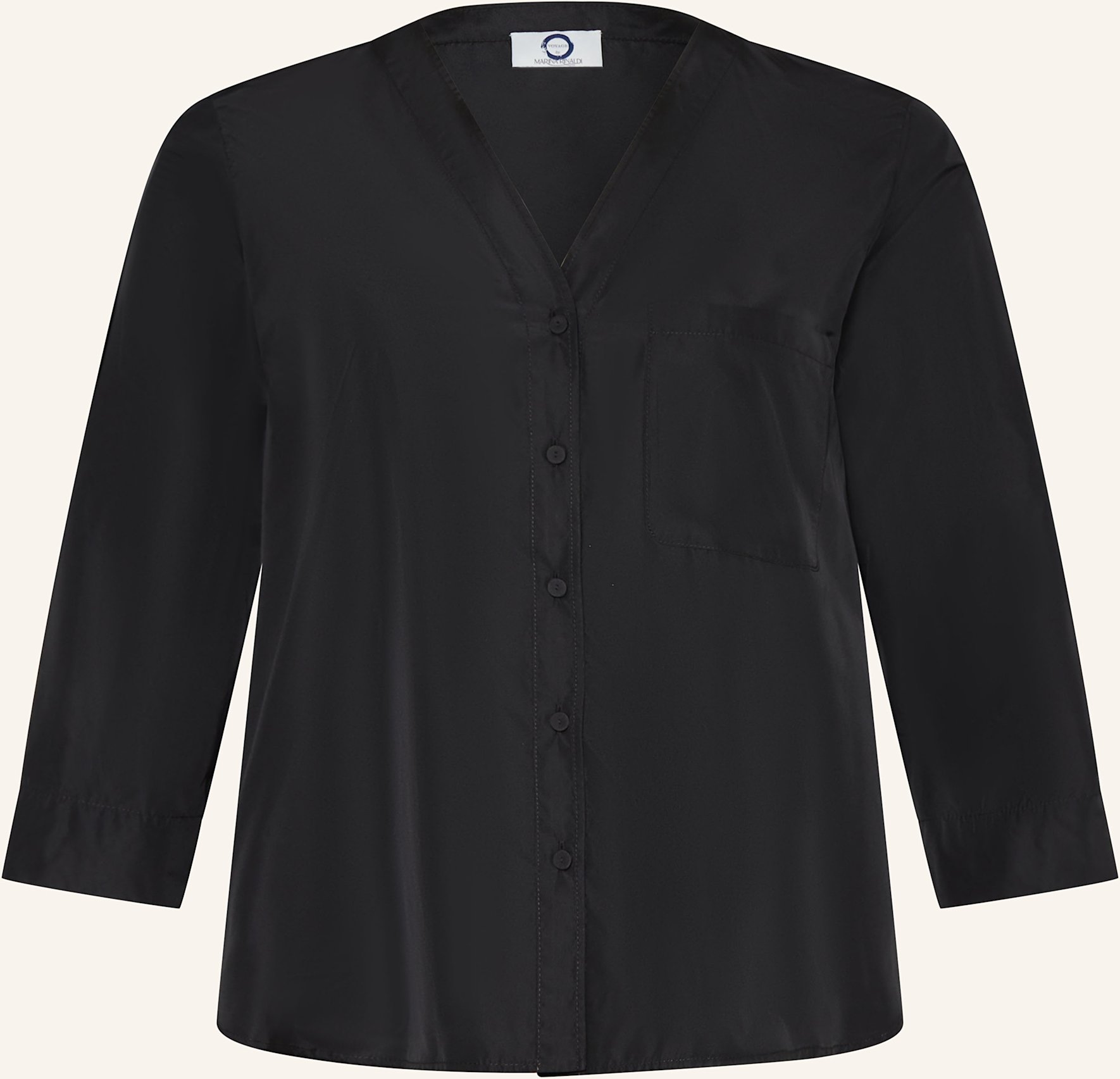Thumbnail - Marina Rinaldi Voyage Bluse Conio schwarz