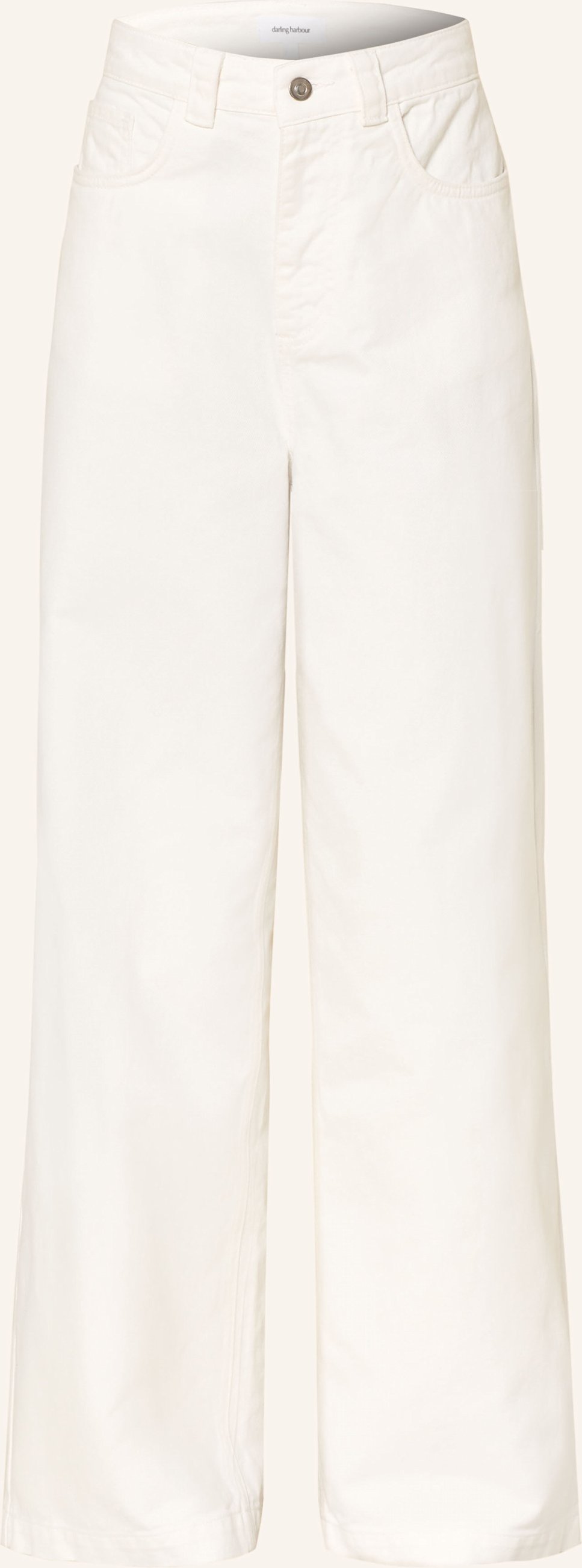 Darling Harbour Wide Leg Jeans weiss