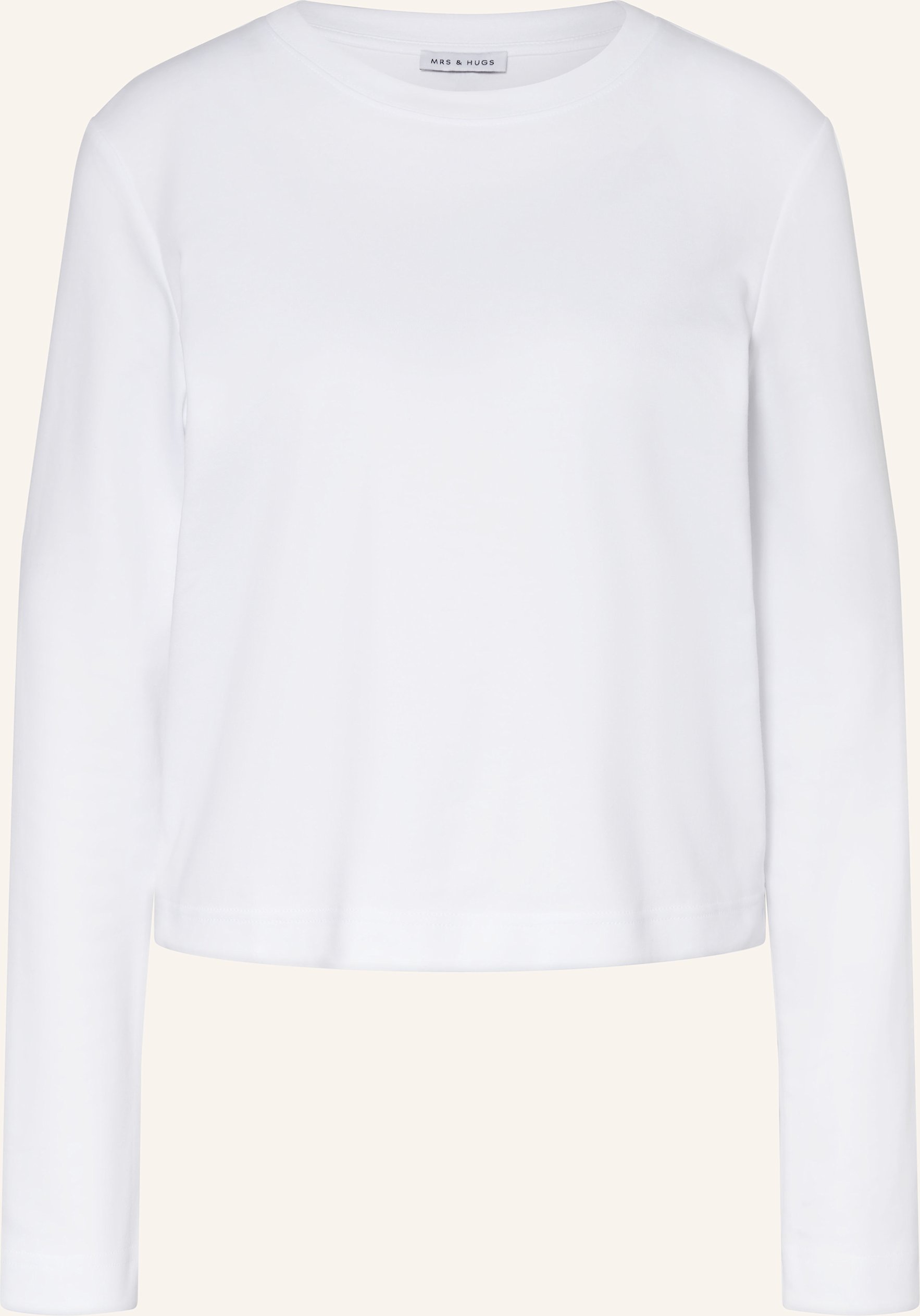 Mrs & Hugs Longsleeve weiss