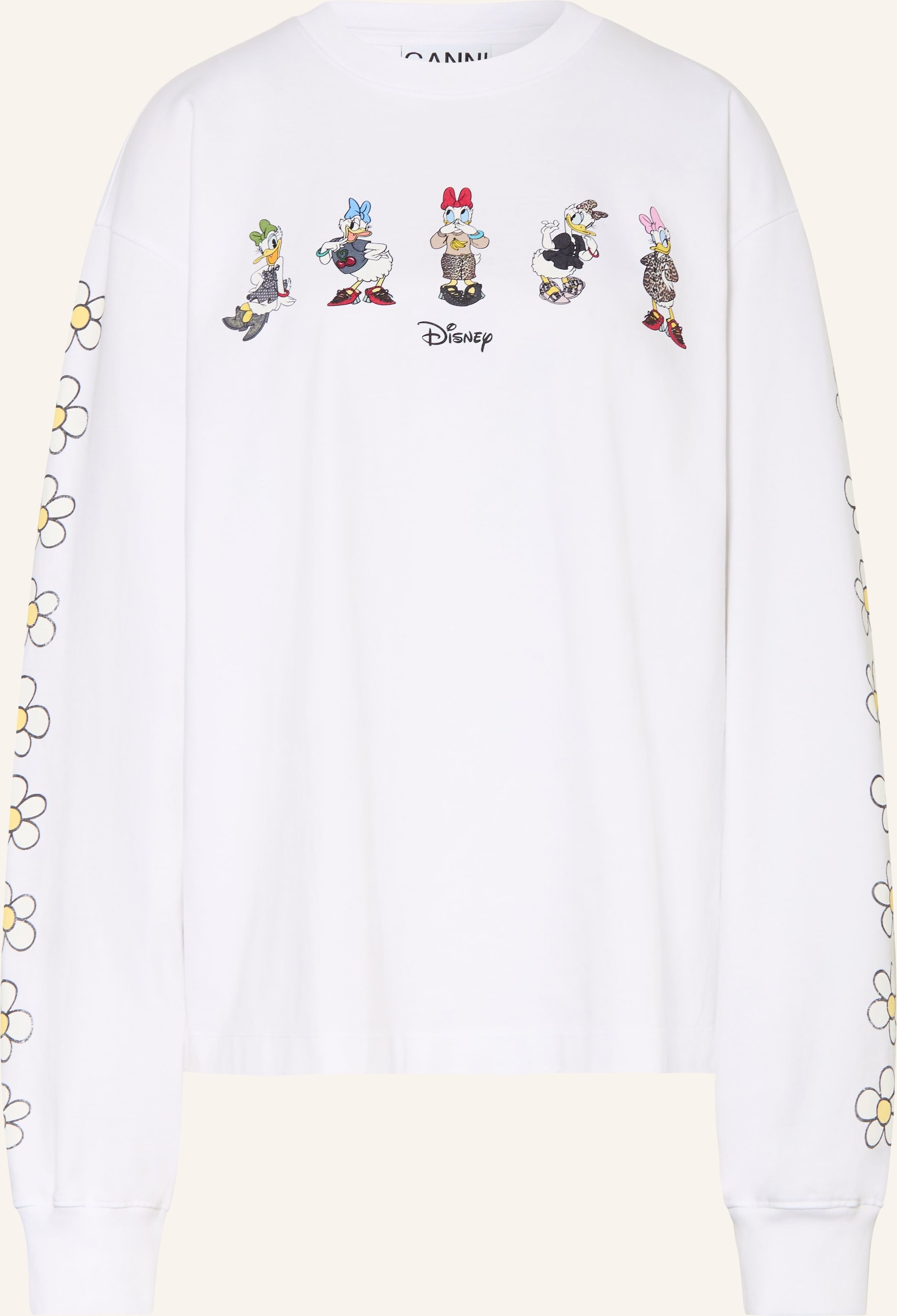 Ganni Sweatshirt weiss