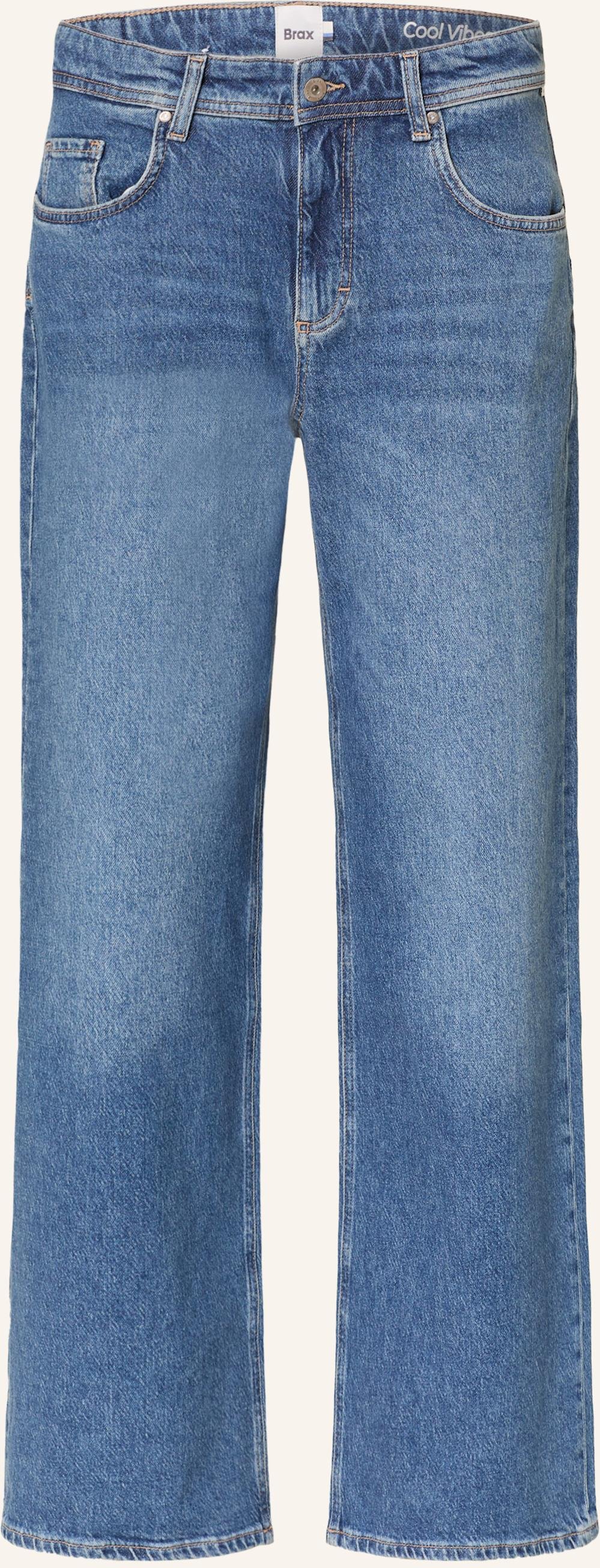 Brax Wide Leg Jeans Morgan blau