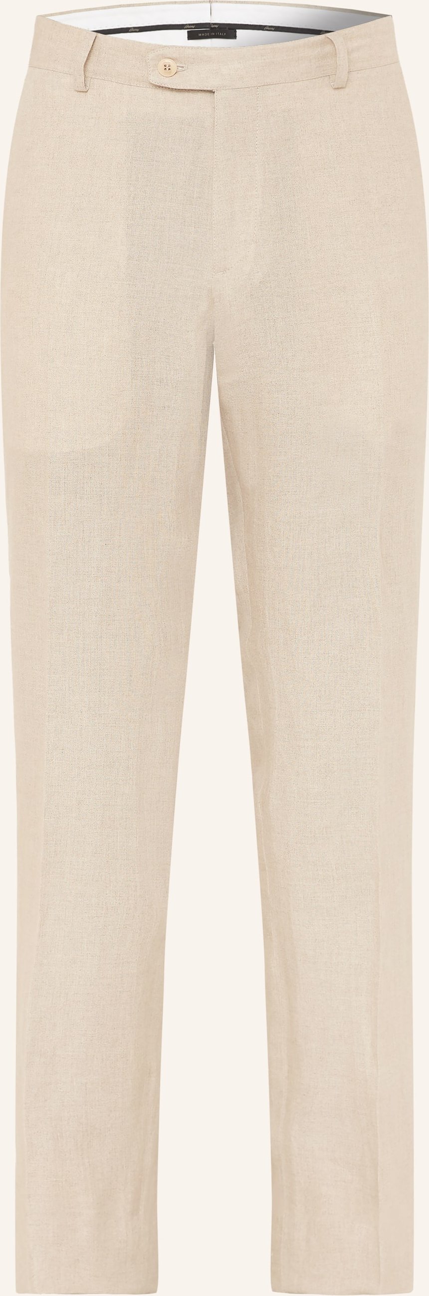 Brioni Leinenhose Regular Fit beige