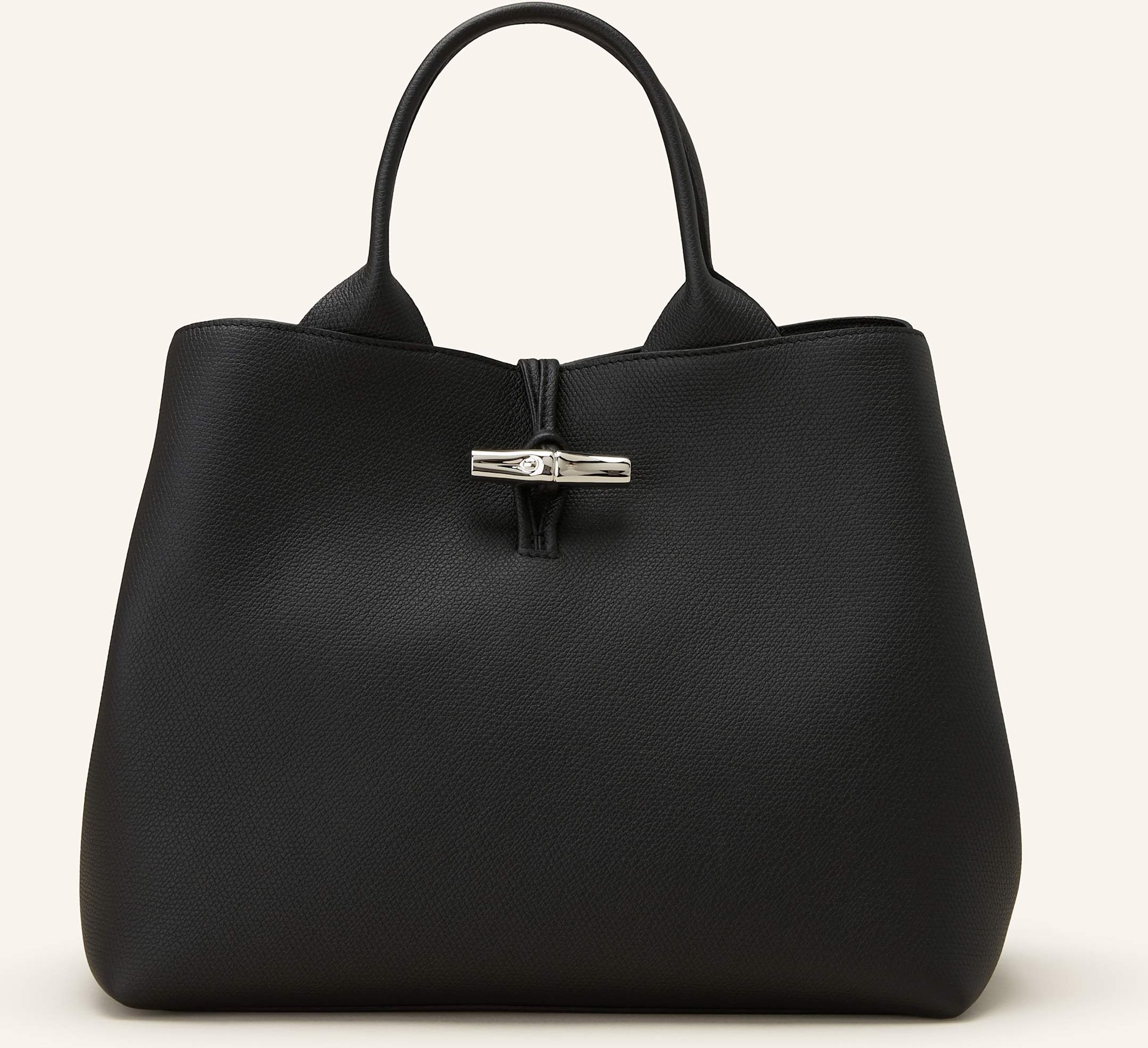 Longchamp Shopper Le Roseau schwarz