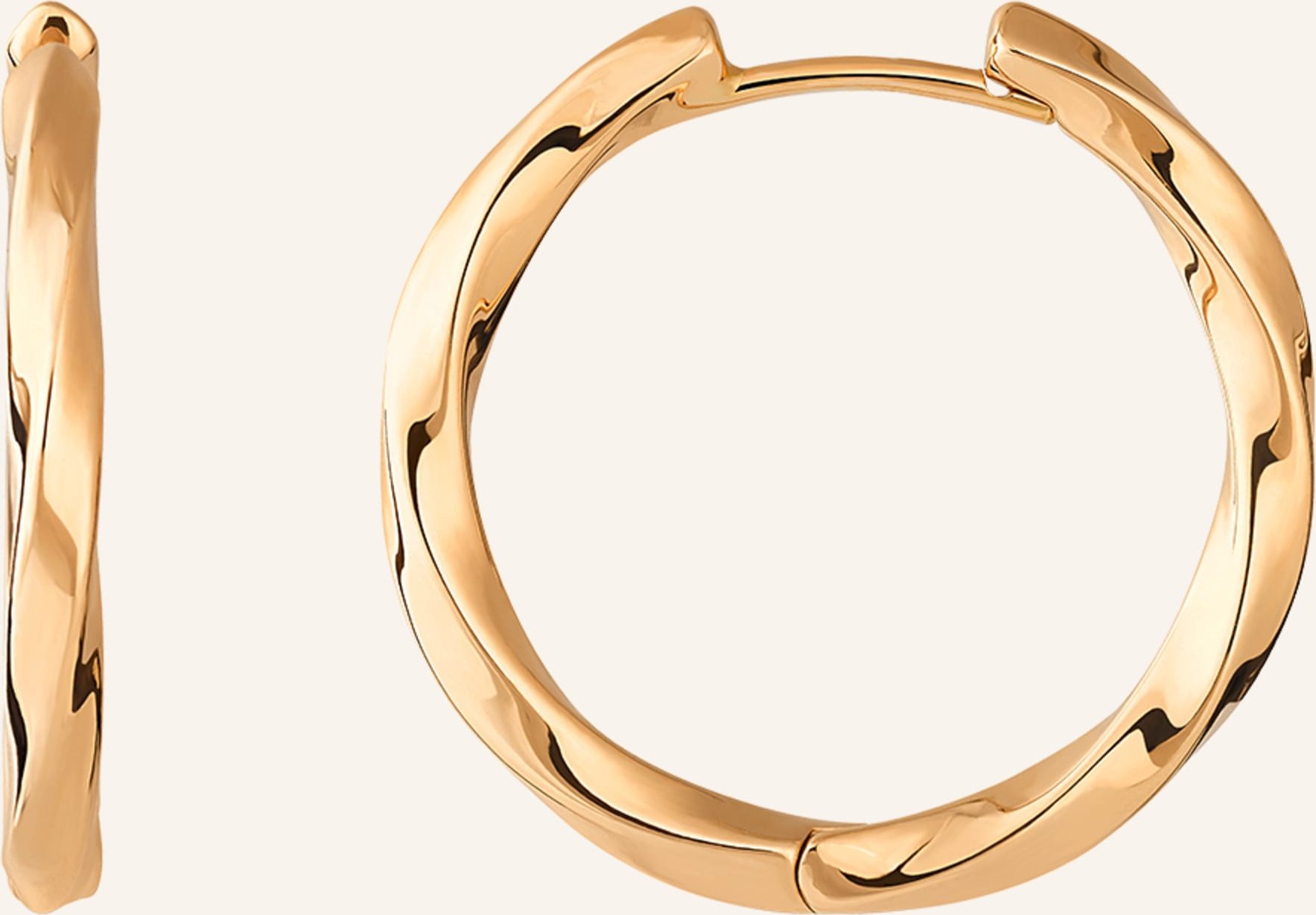 Wempe Fine Jewelry Creolen Twist rosegold