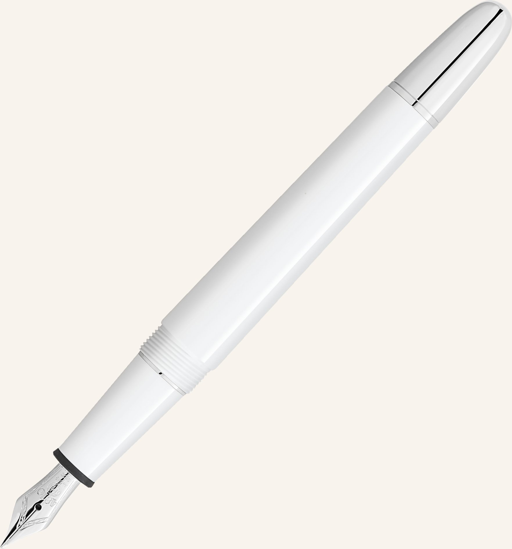 Montblanc Füllfederhalter Meisterstück White Classique rot