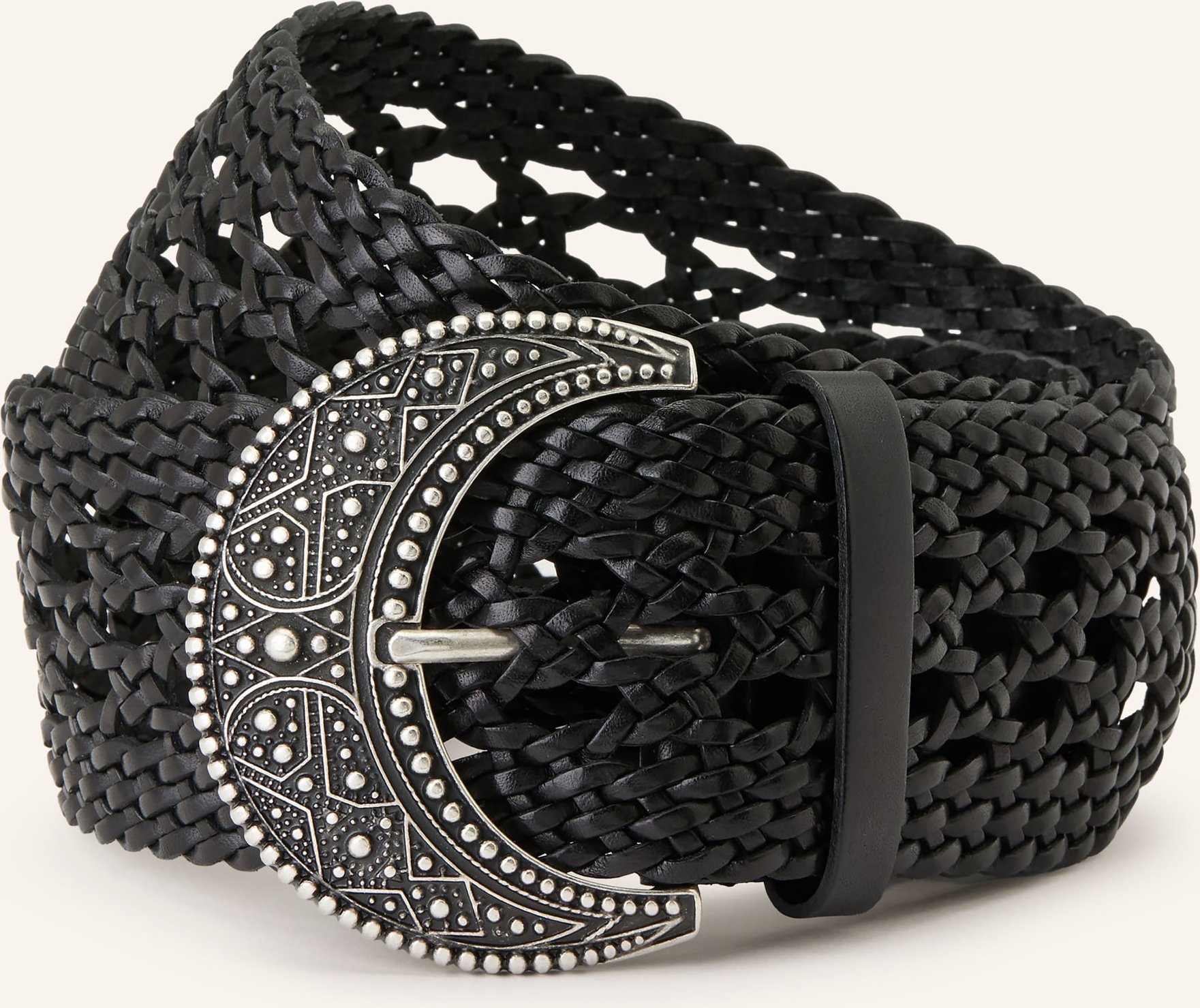 Ba&Sh Flechtgürtel Balmy schwarz