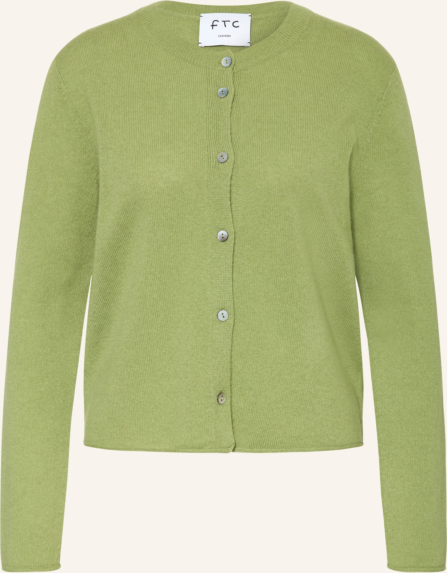 Ftc Cashmere Strickjacke Aus Cashmere gruen