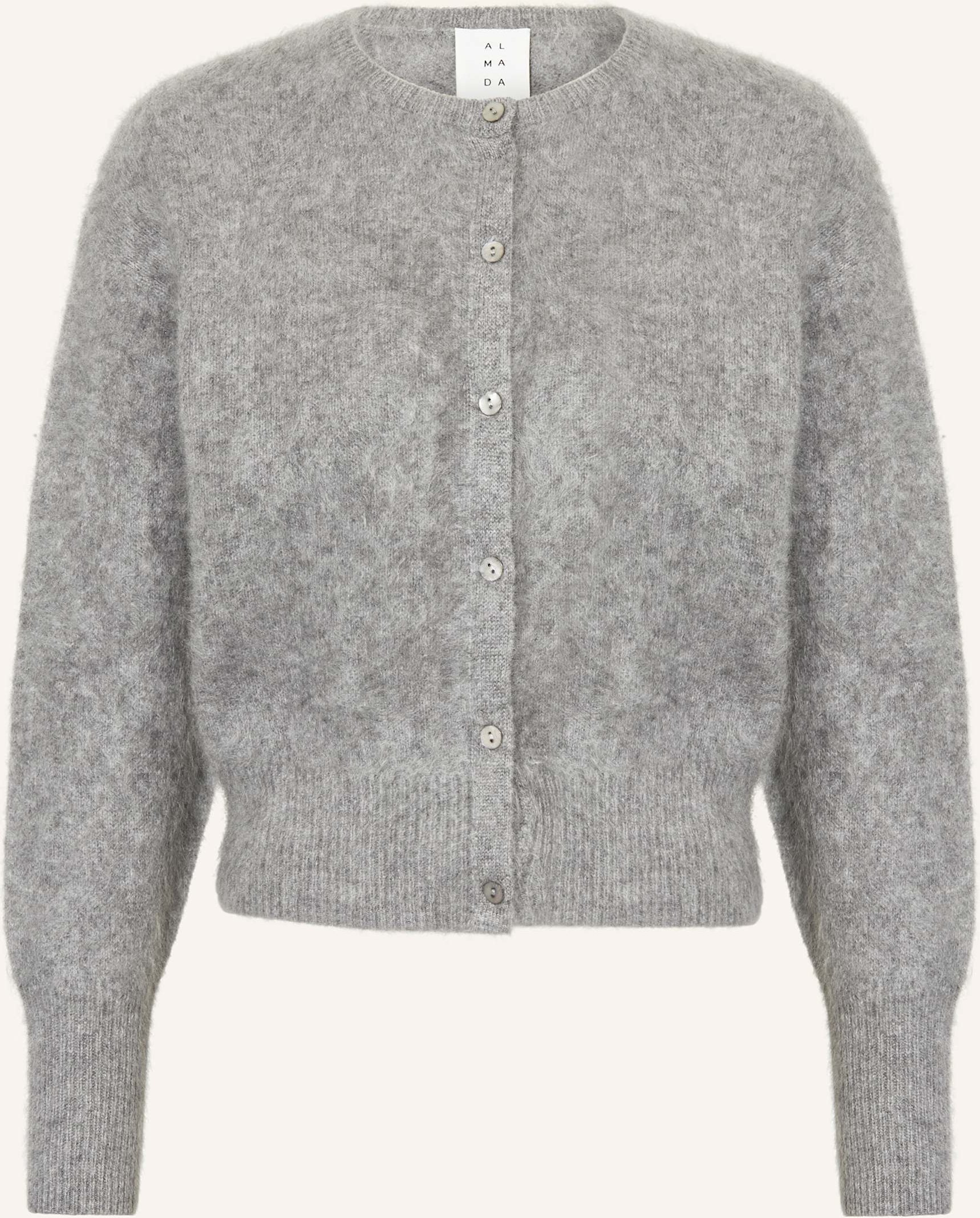 Almada Label Strickjacke Coco Aus Cashmere grau