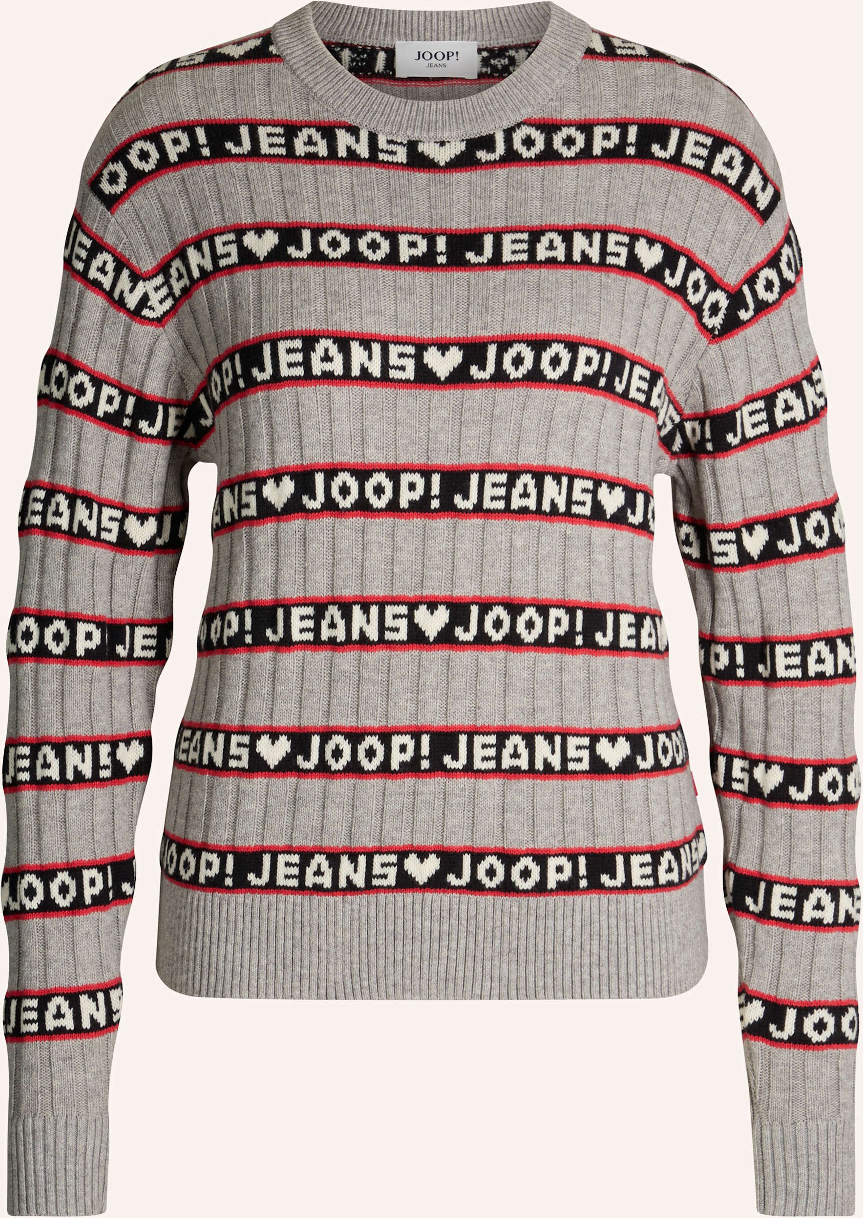 Joop! Jeans Strickpullover grau