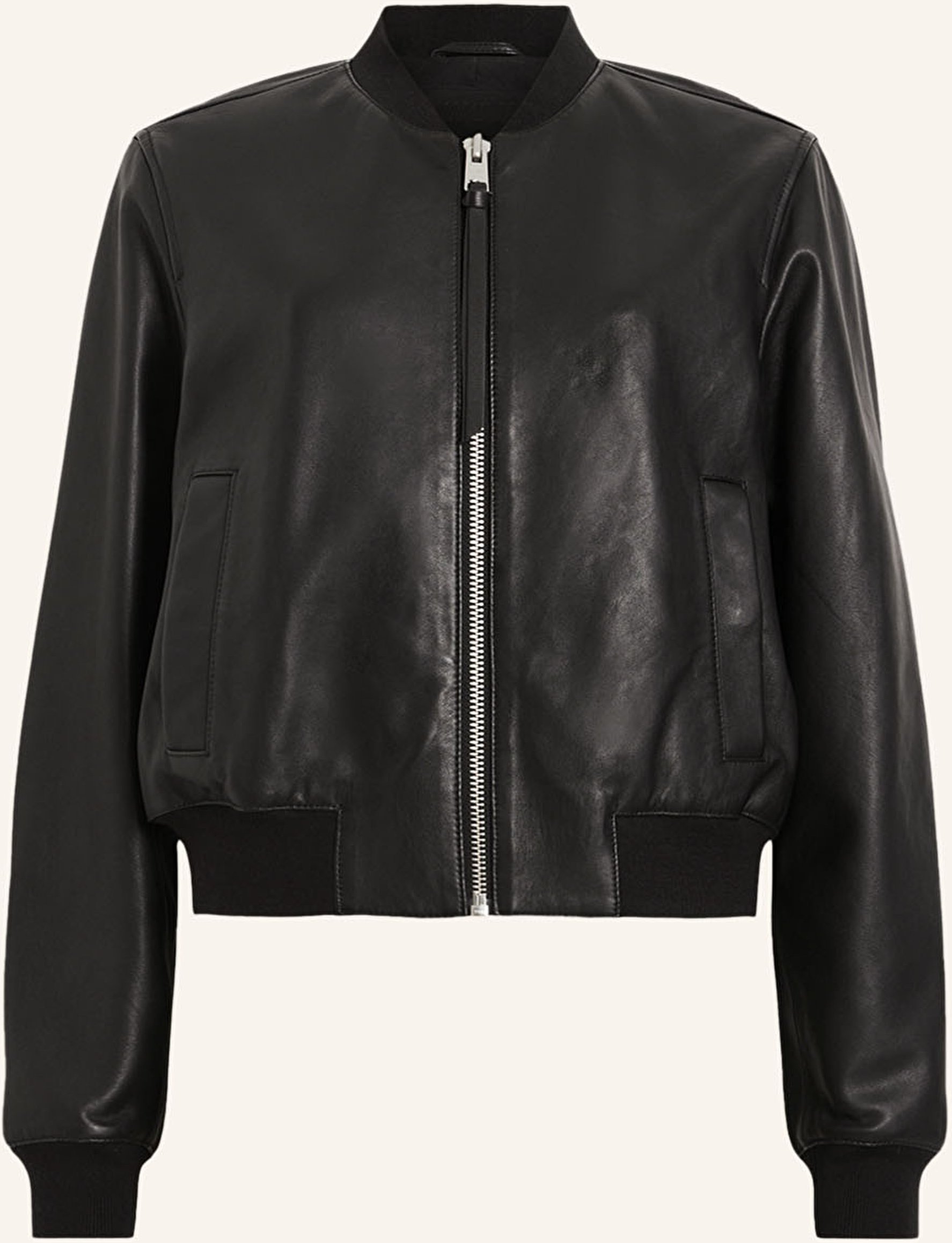 Allsaints Lederblouson Orten schwarz