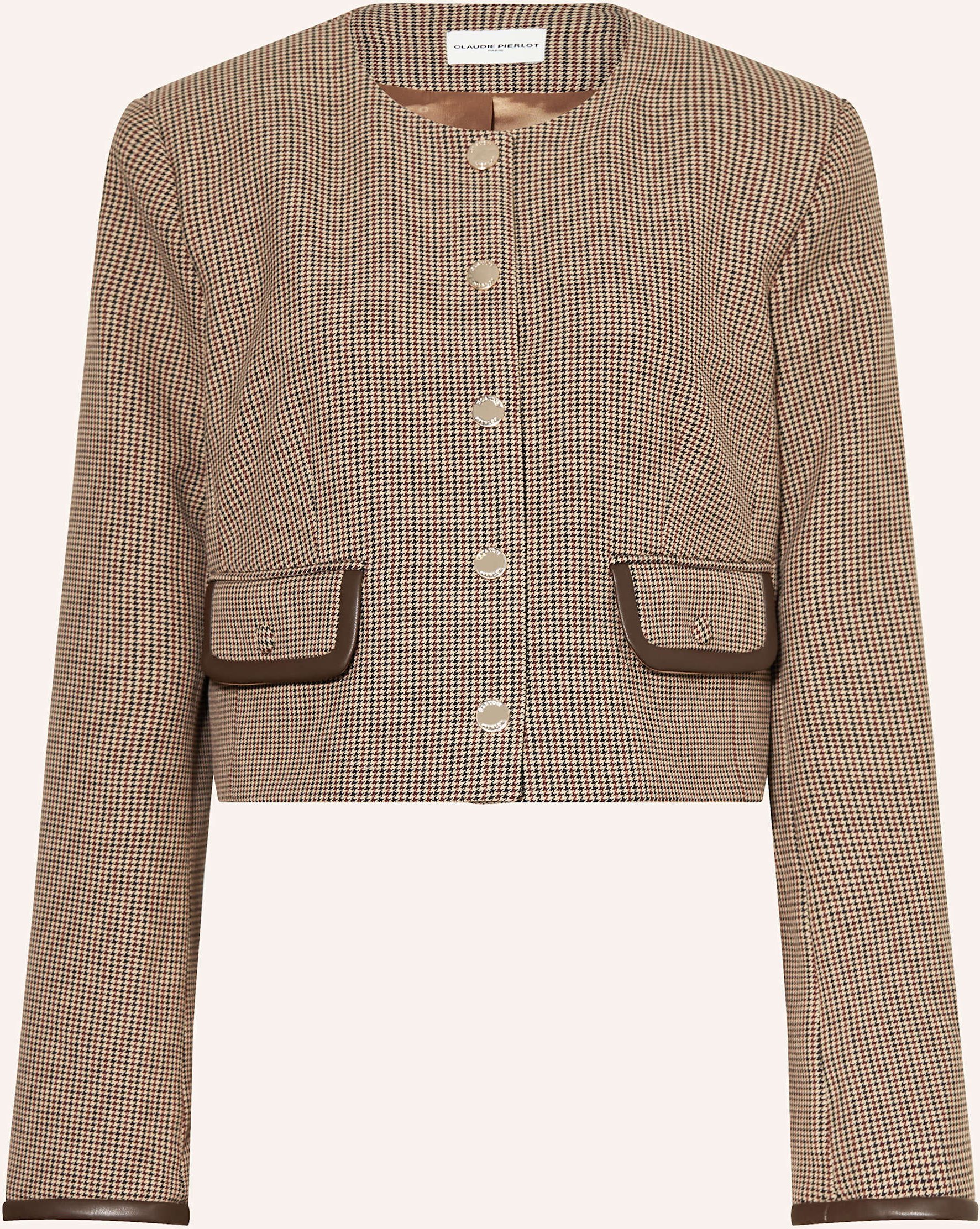 Claudie Pierlot Kastenjacke braun