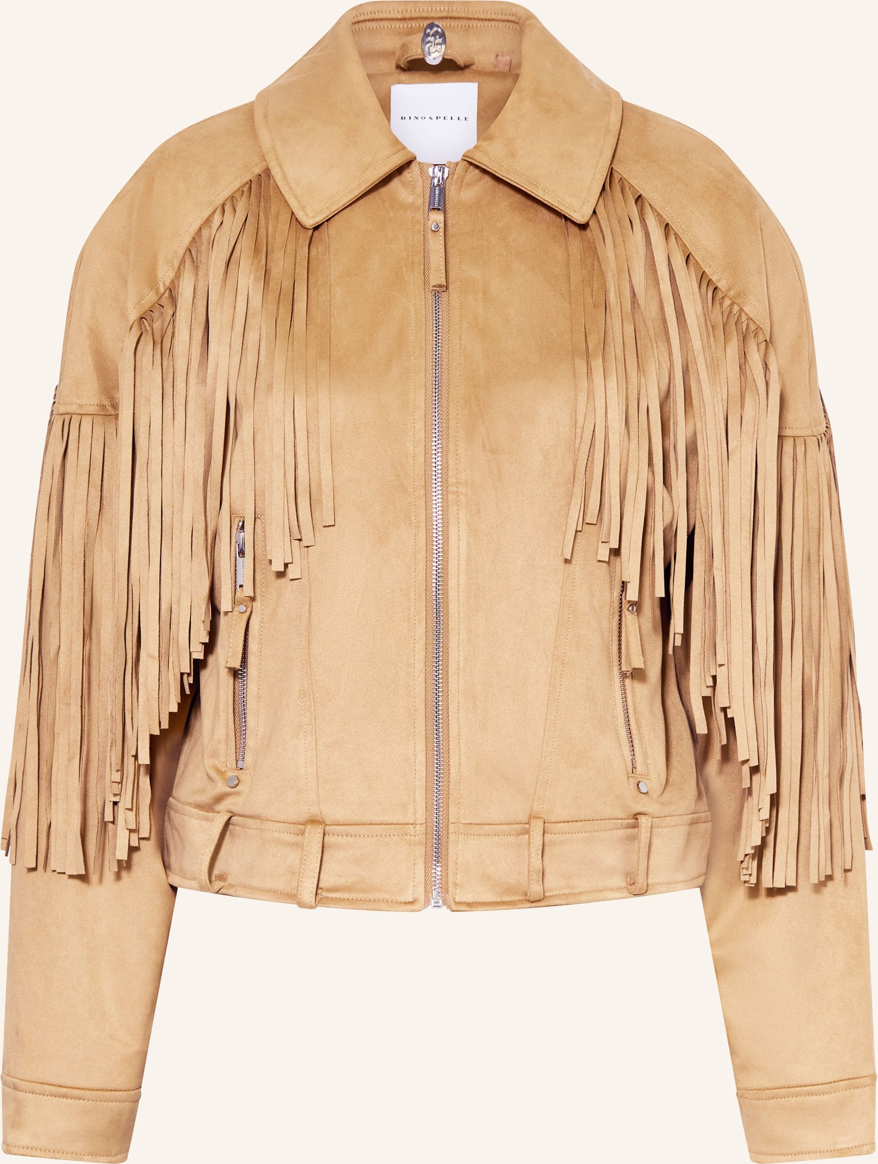 Rino & Pelle Jacke Ravenna In Lederoptik braun