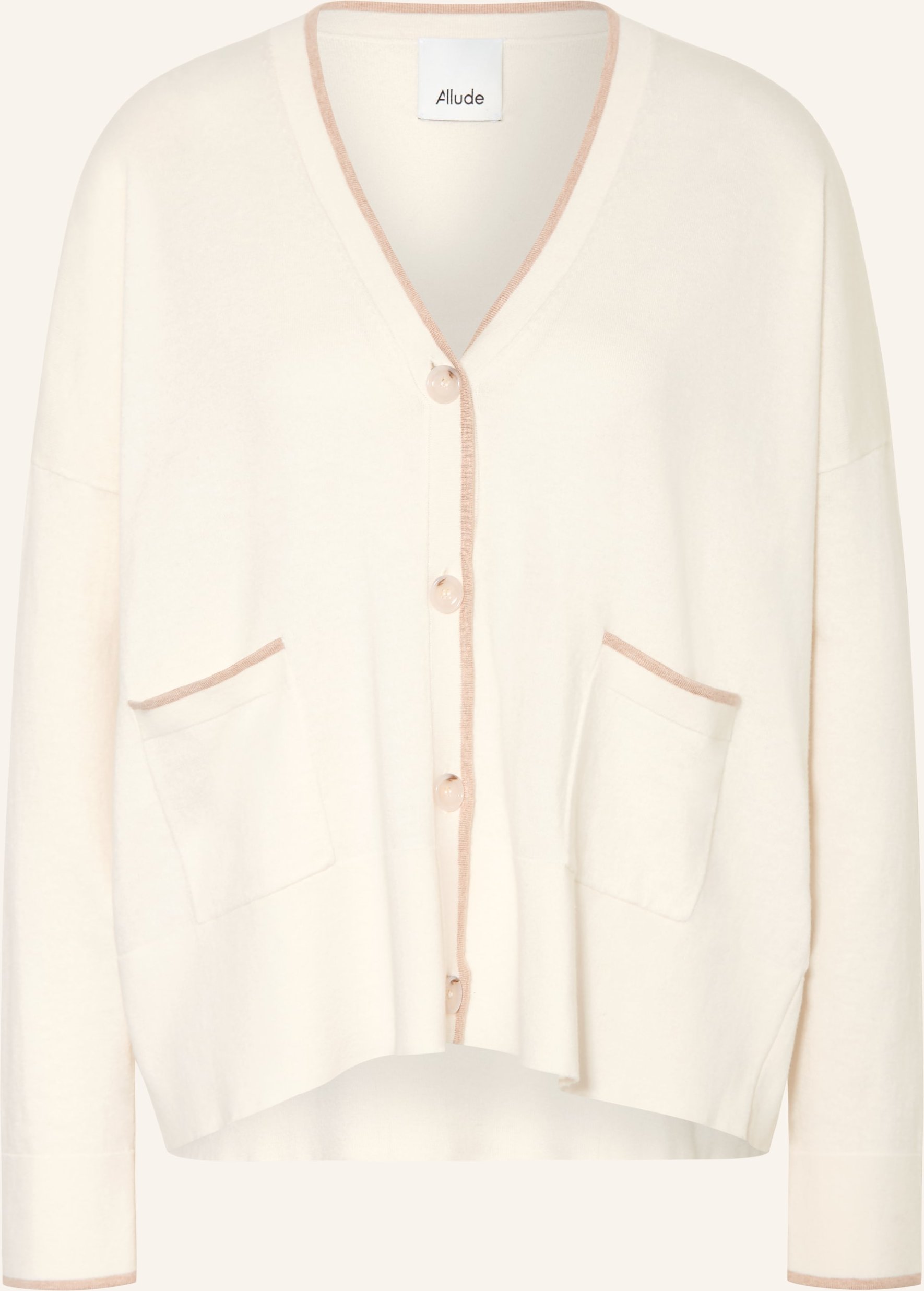 Allude Strickjacke beige