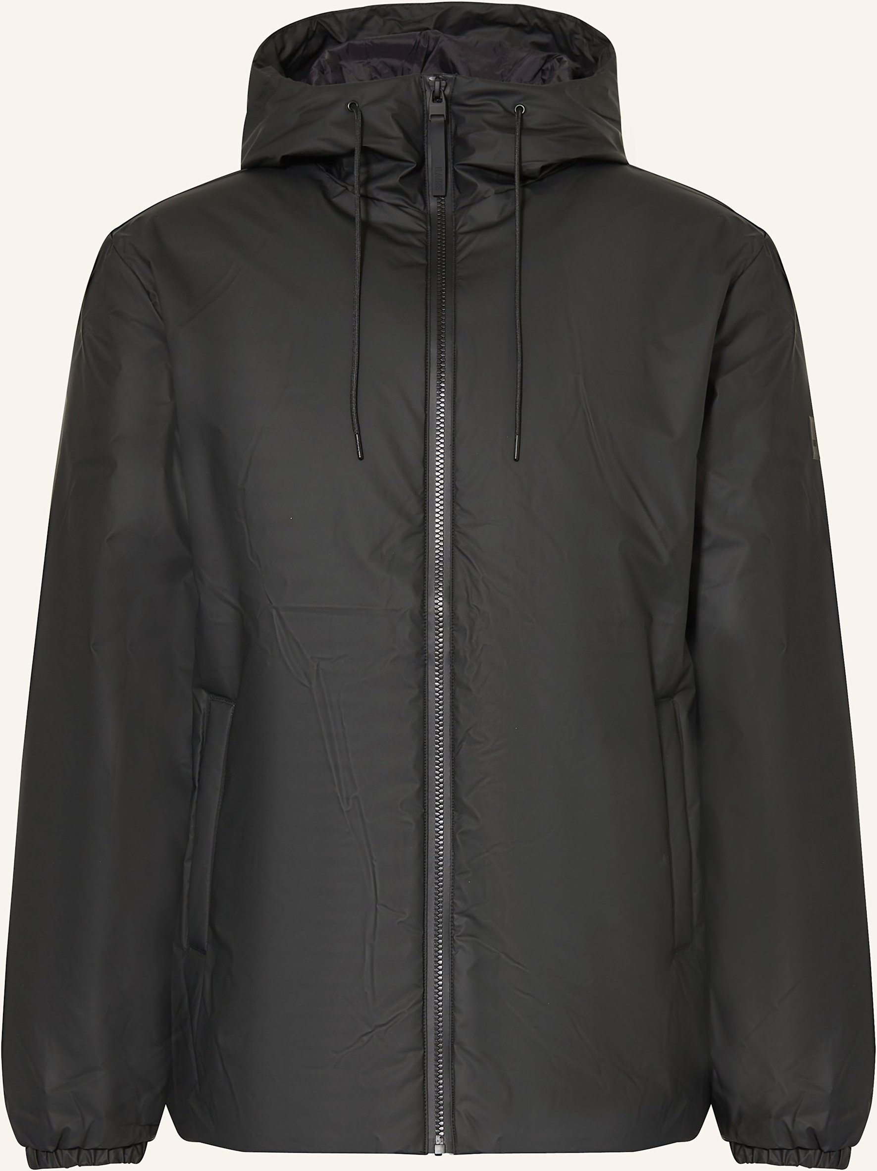 Rains Regenjacke Lohja Long schwarz
