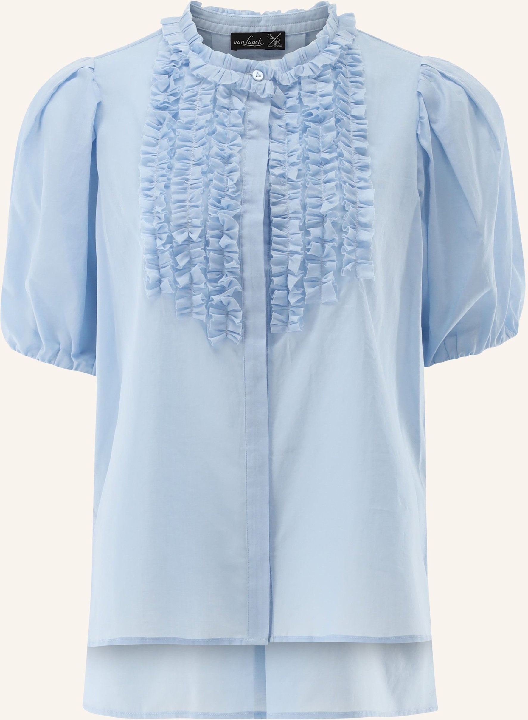 Van Laack Bluse Modern Fit blau
