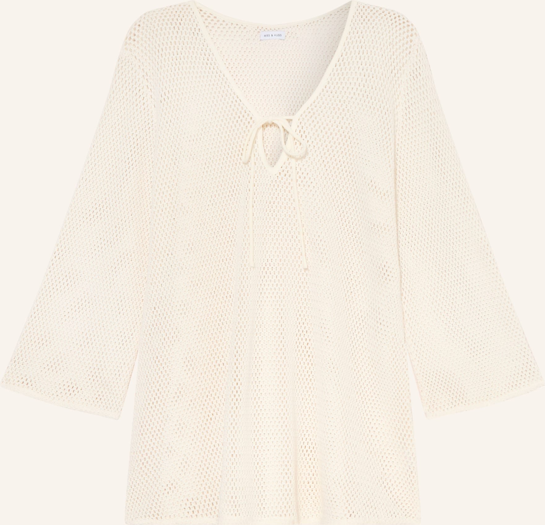 Mrs & Hugs Häkeltunika weiss