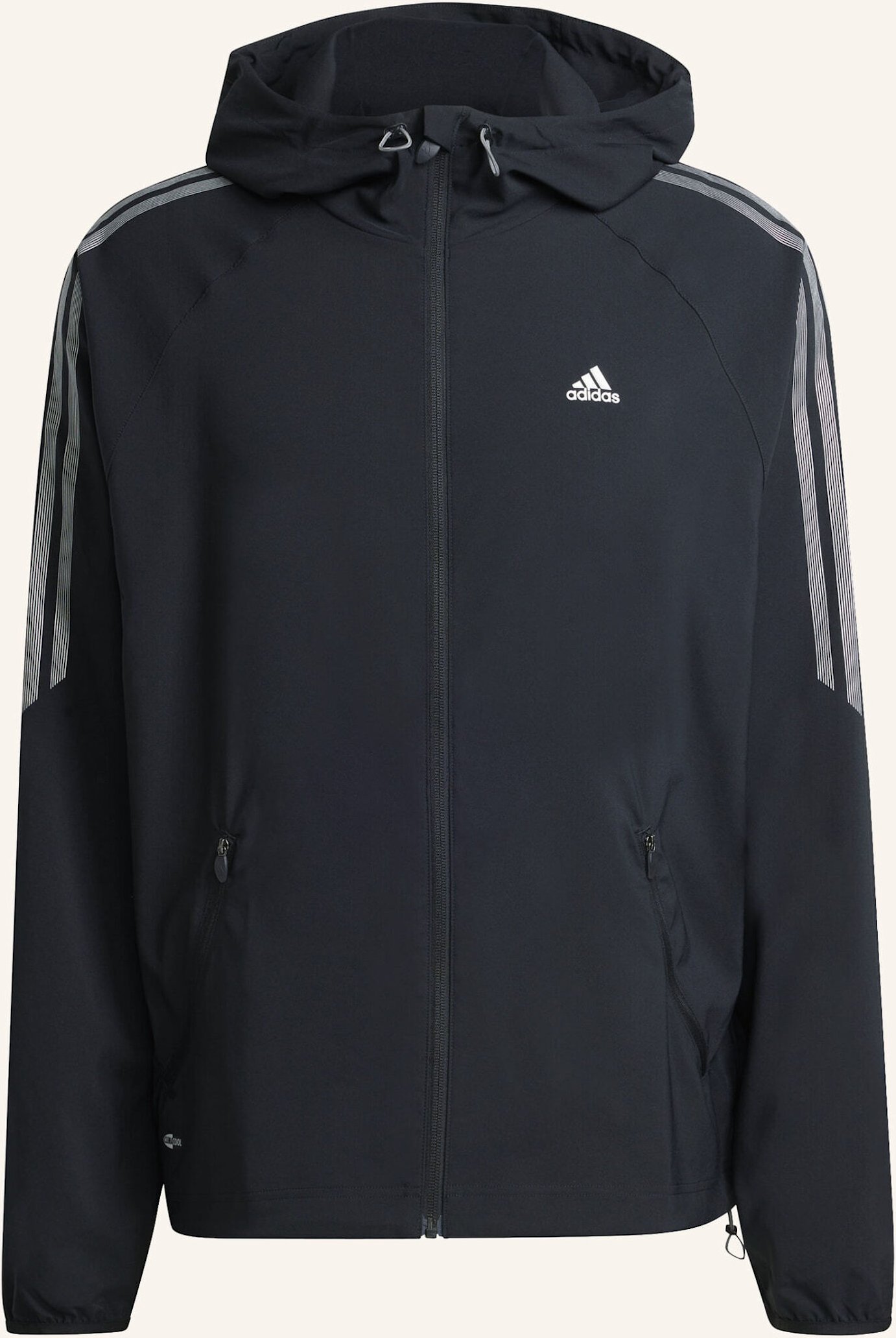 Adidas Originals Striped Regular Windrunner Jacke. schwarz
