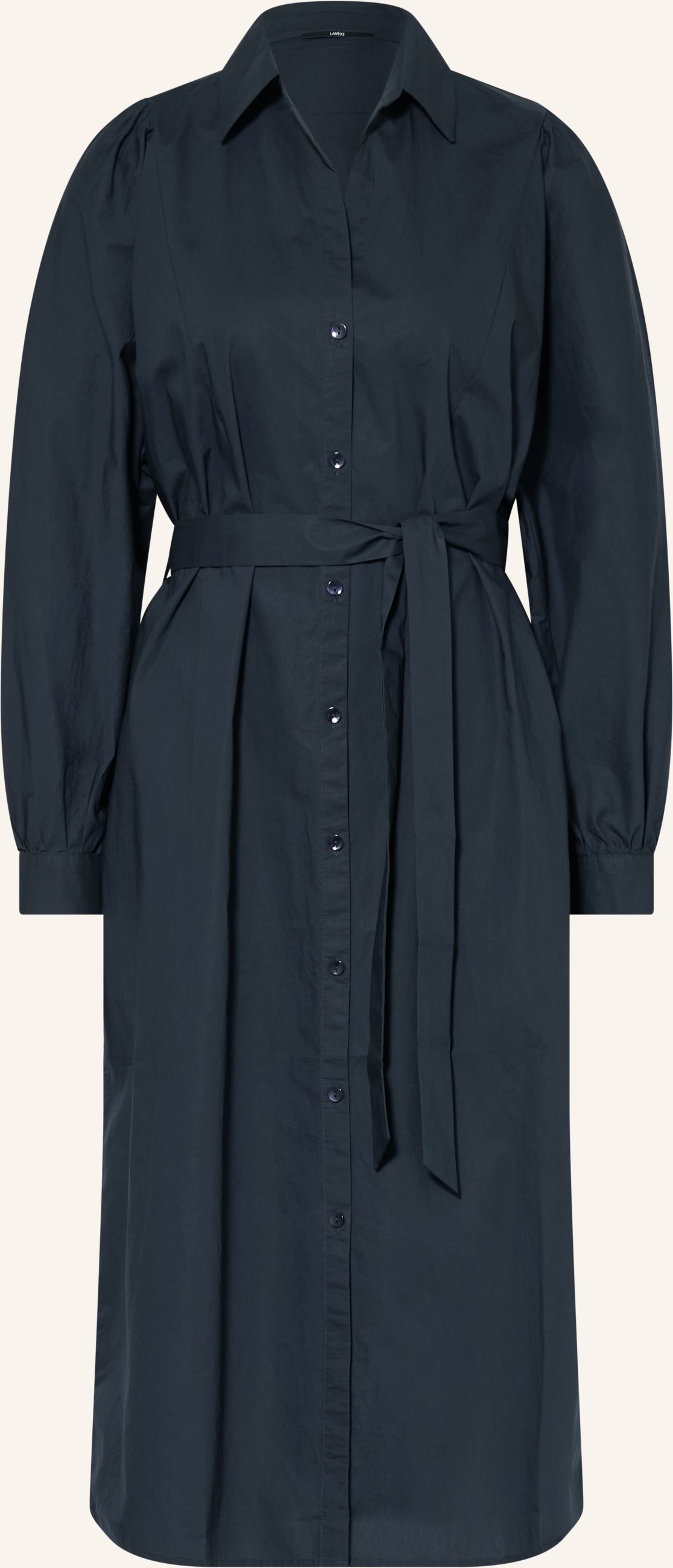 Lanius Hemdblusenkleid blau