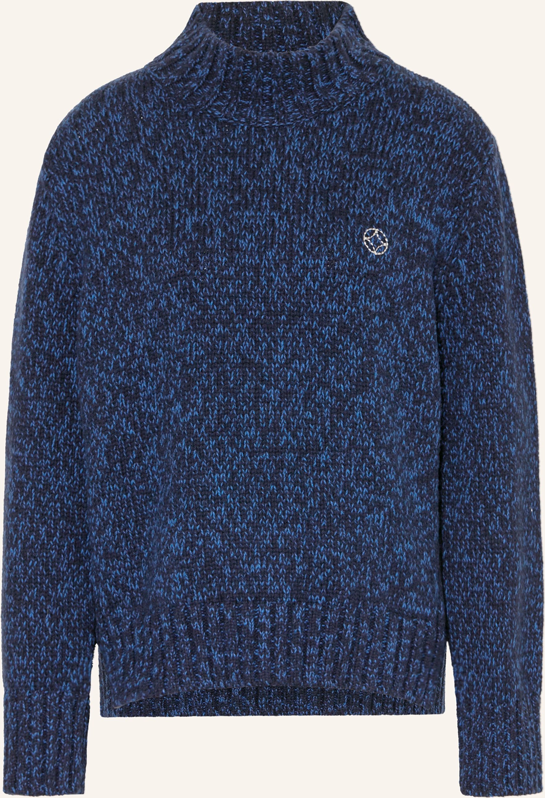 Heyanno Pullover Mmhgrace Im Materialmix blau