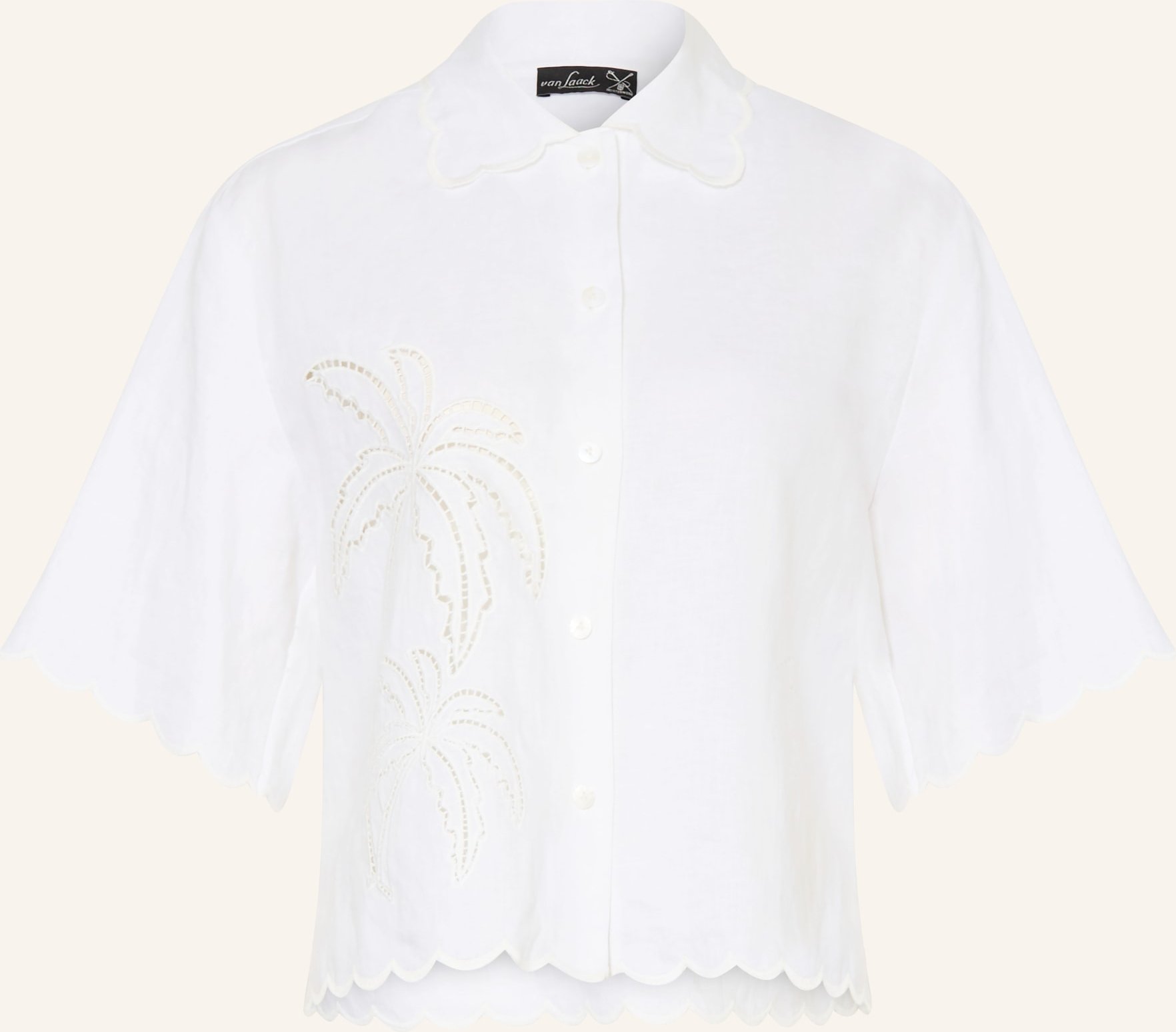 Van Laack Leinenbluse Vl-Taisha-E weiss
