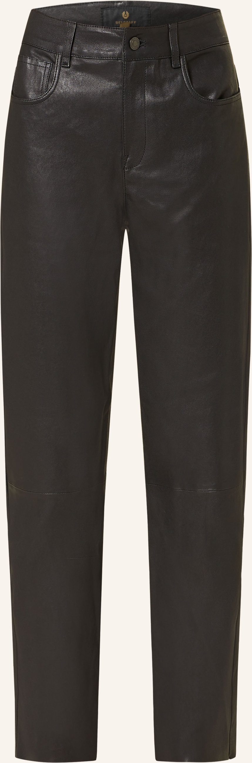 Belstaff Lederhose Scandium schwarz