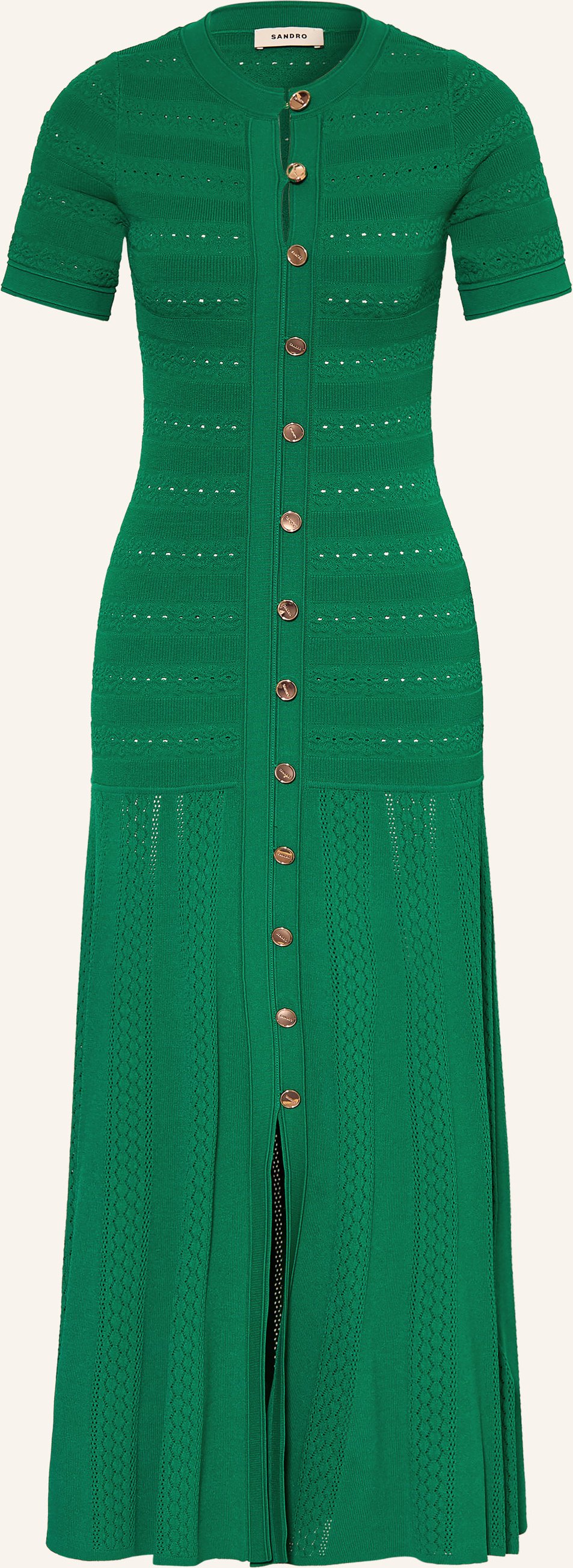 Sandro Strickkleid gruen