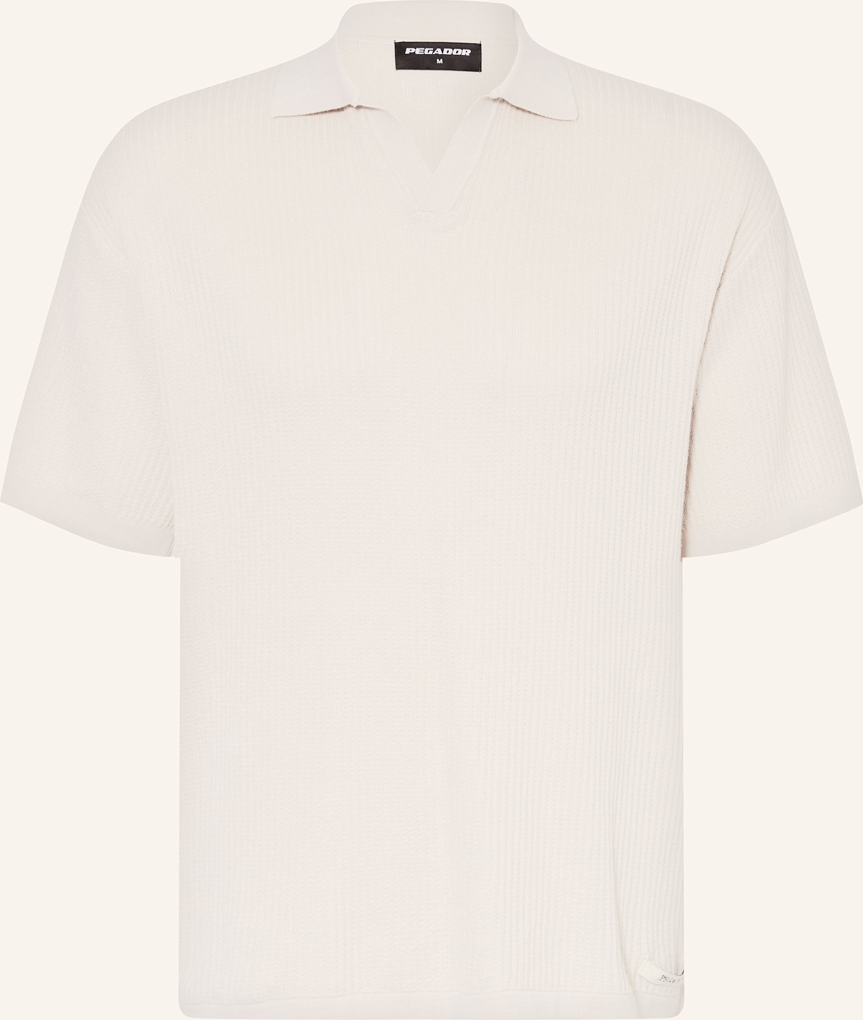 Pegador Strick-Poloshirt Campbell weiss