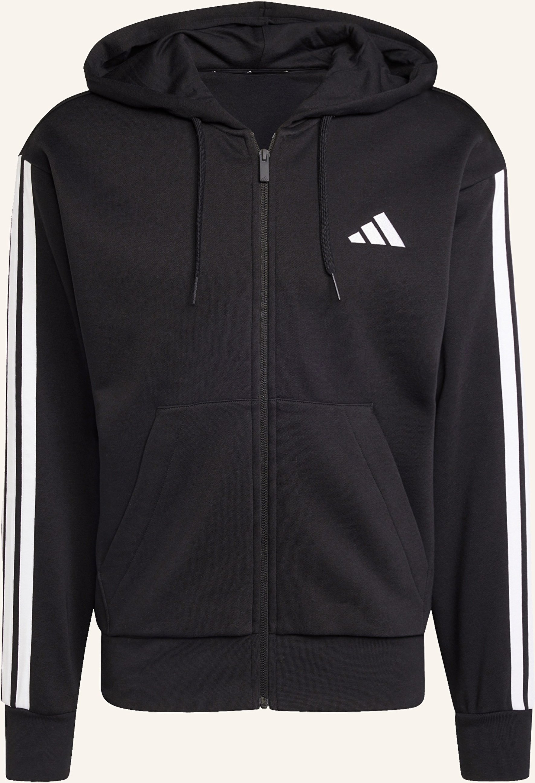 Thumbnail - Adidas Sweatjacke Essentials 3-Stripes schwarz