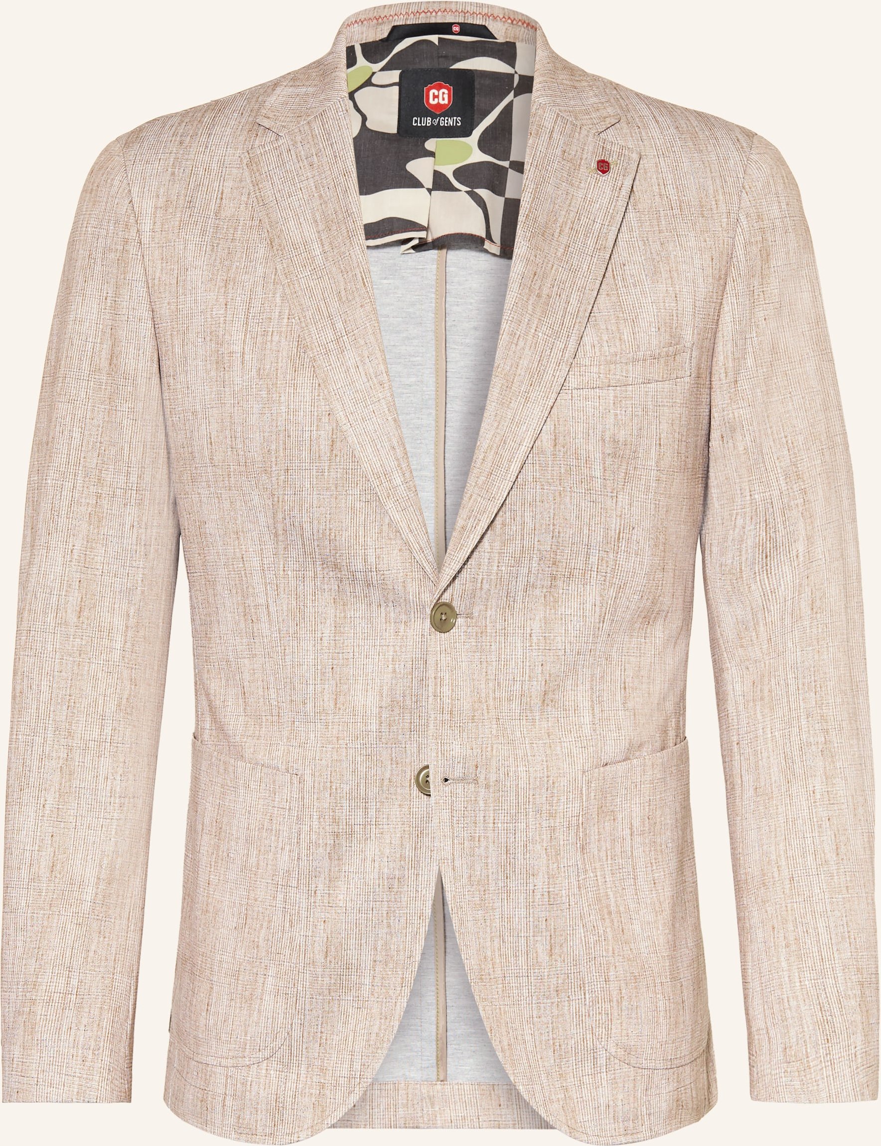 Cg - Club Of Gents Anzugsakko Cg Carter-J Extra Slim Fit beige