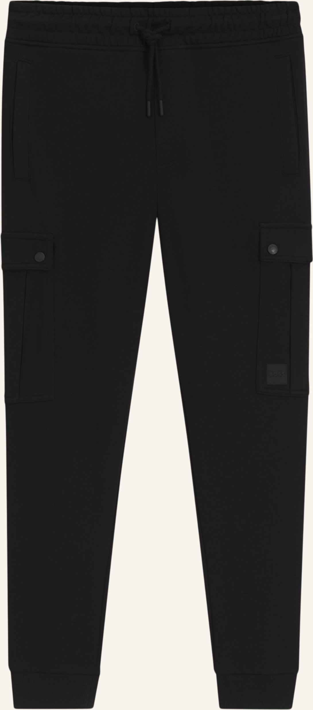 Boss Casual Hose Seteam Relaxed Fit schwarz
